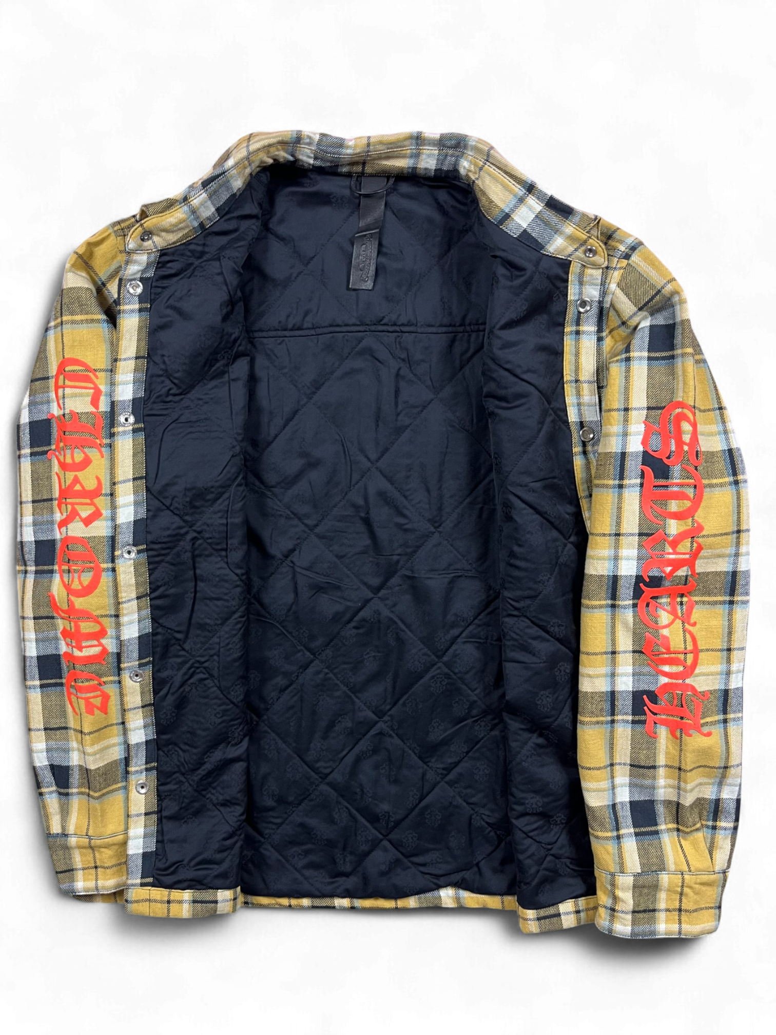 Chrome Hearts Yellow Padded Flannel Jacket