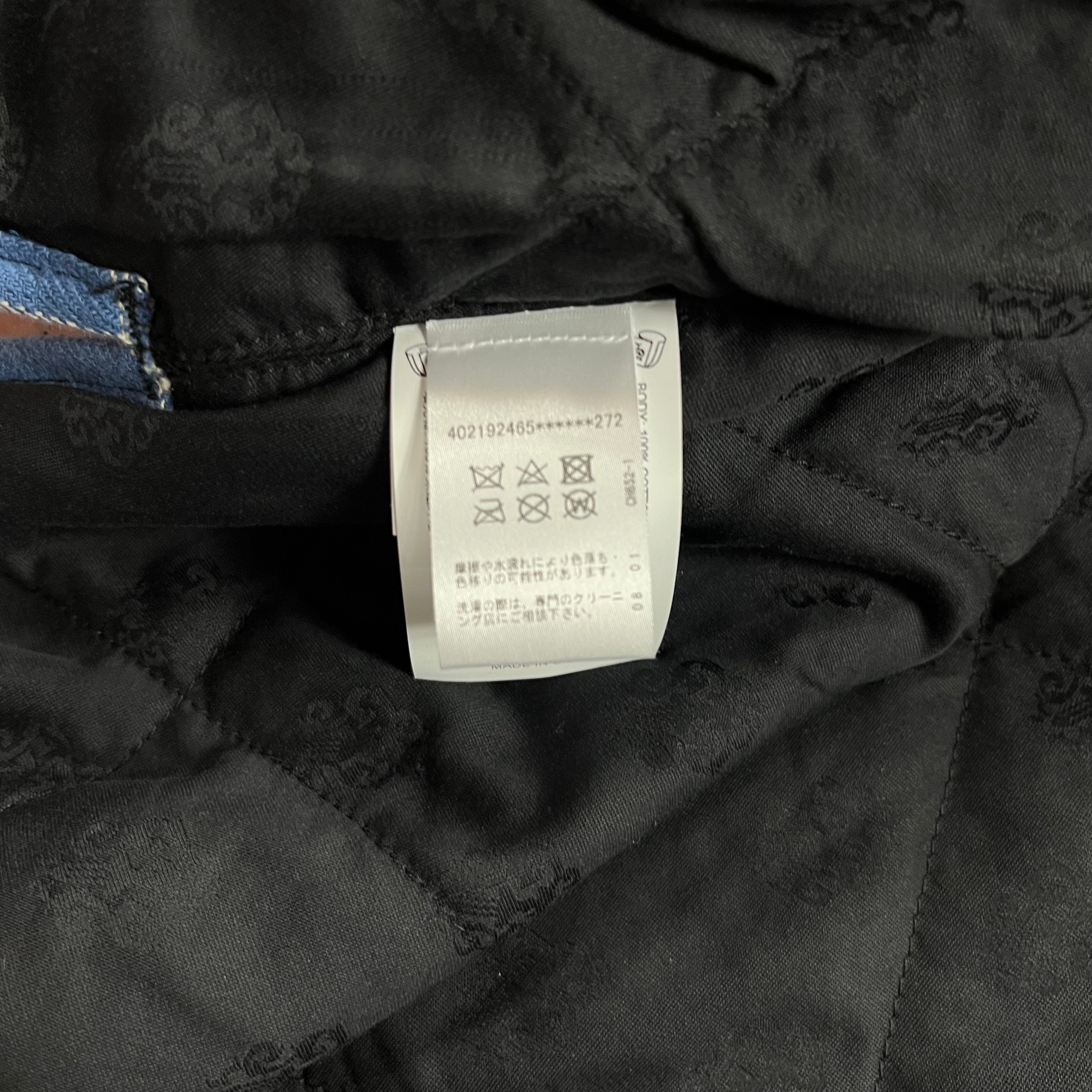 Chrome Hearts Blue Padded Flannel Jacket