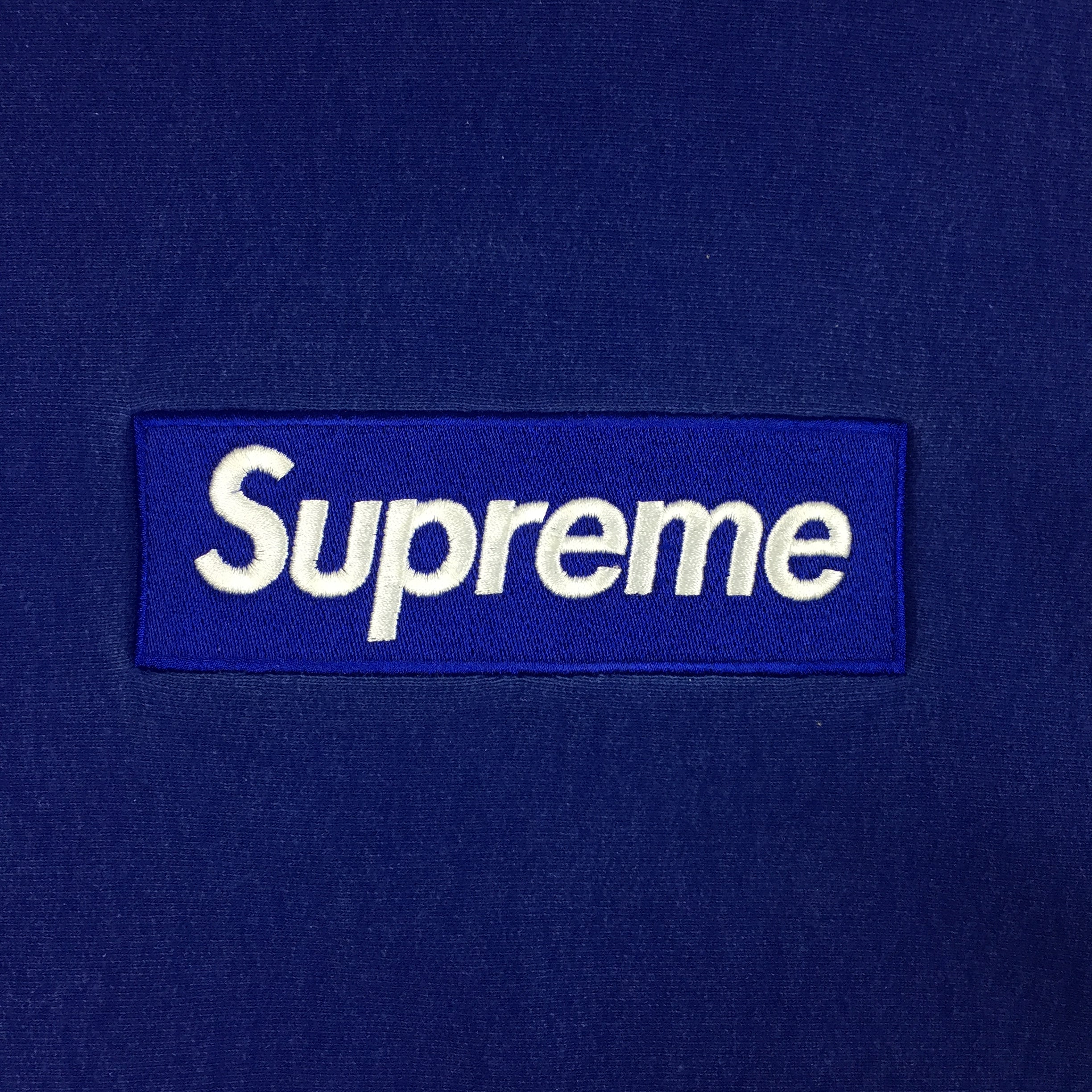 2008 Supreme Royal Blue Box Logo Hoodie