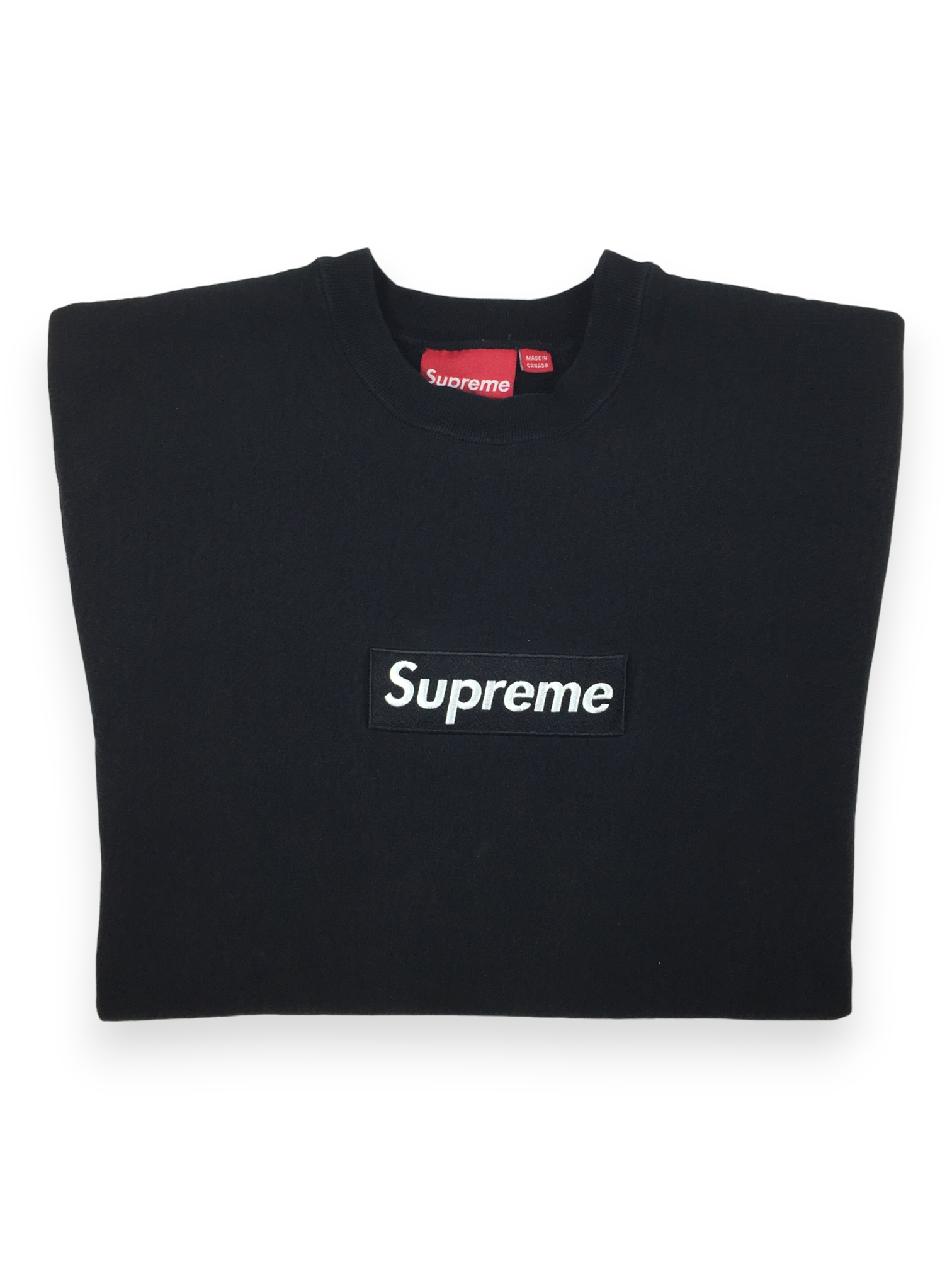 2003 Supreme Black Box Logo Crewneck