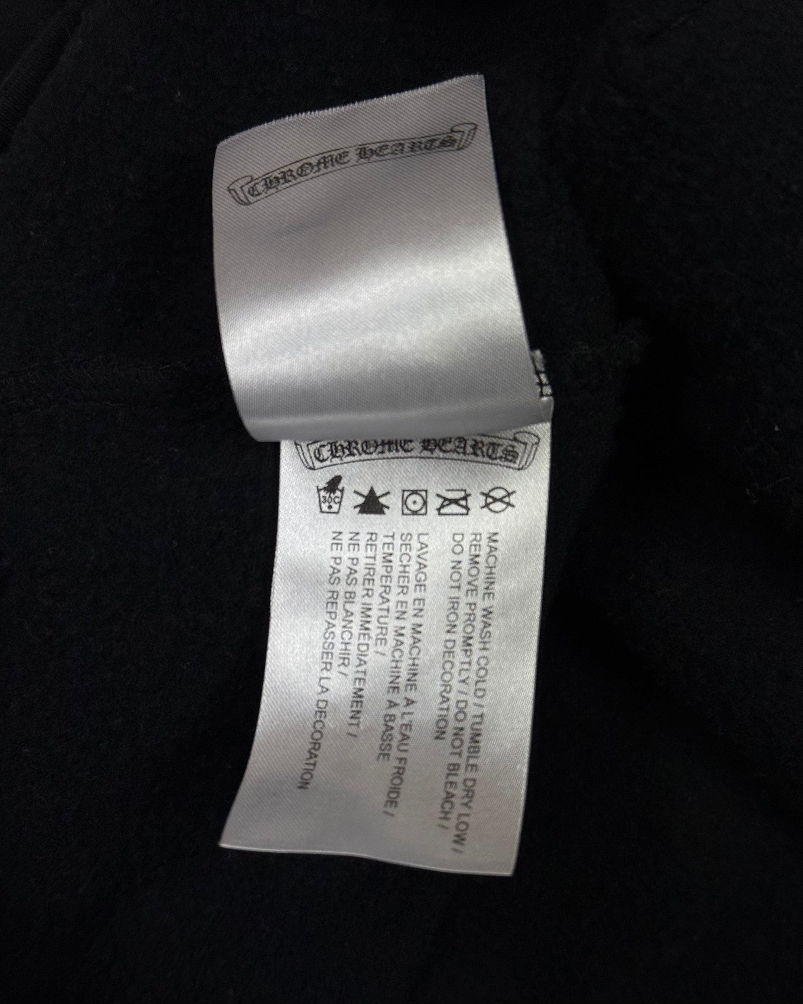 Chrome Hearts Online Exclusive Black Blue Hoodie