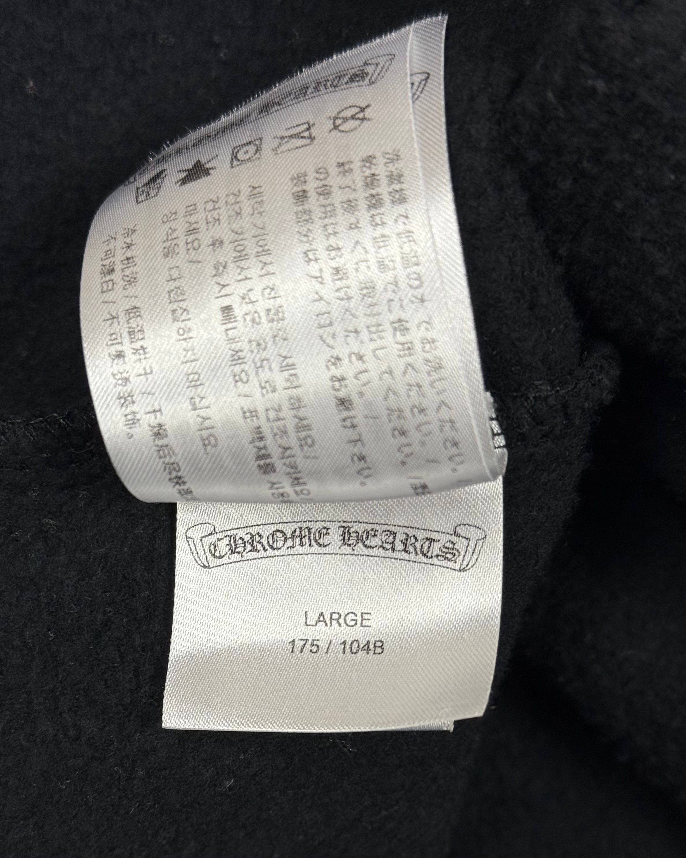 Chrome Hearts Online Exclusive Black Blue Hoodie