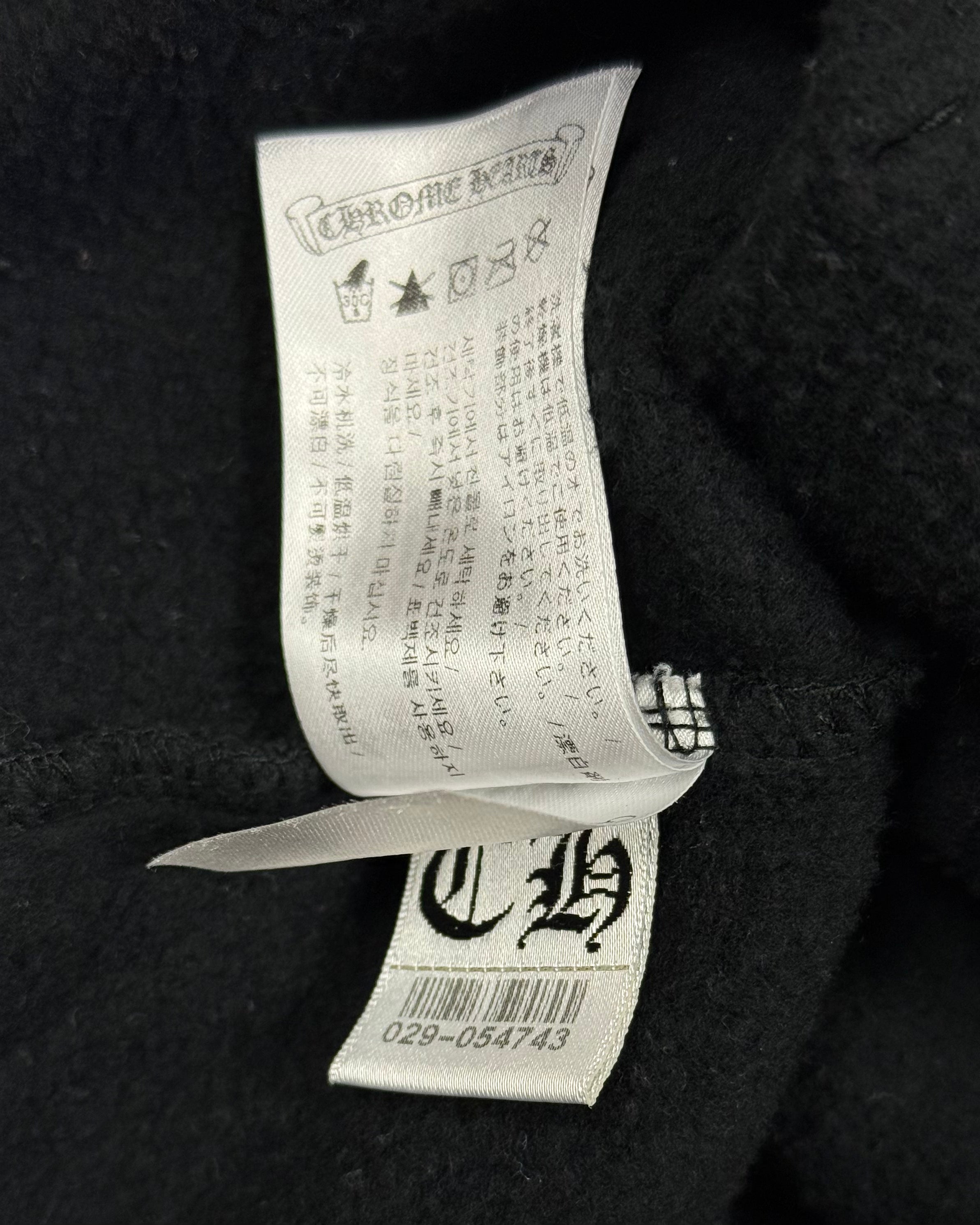 Chrome Hearts Online Exclusive Black Blue Hoodie