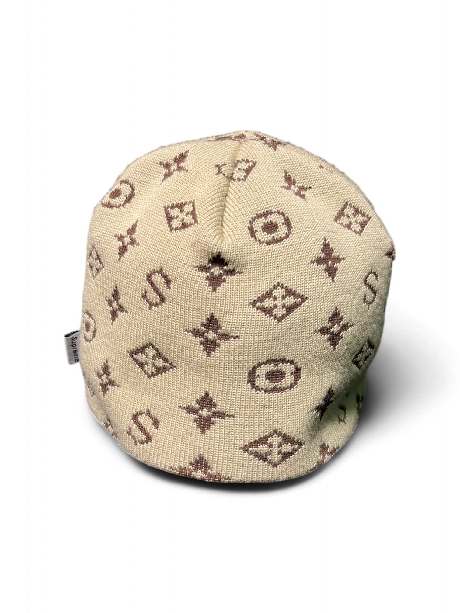 2000 Supreme LV Monogram Tan Beanie