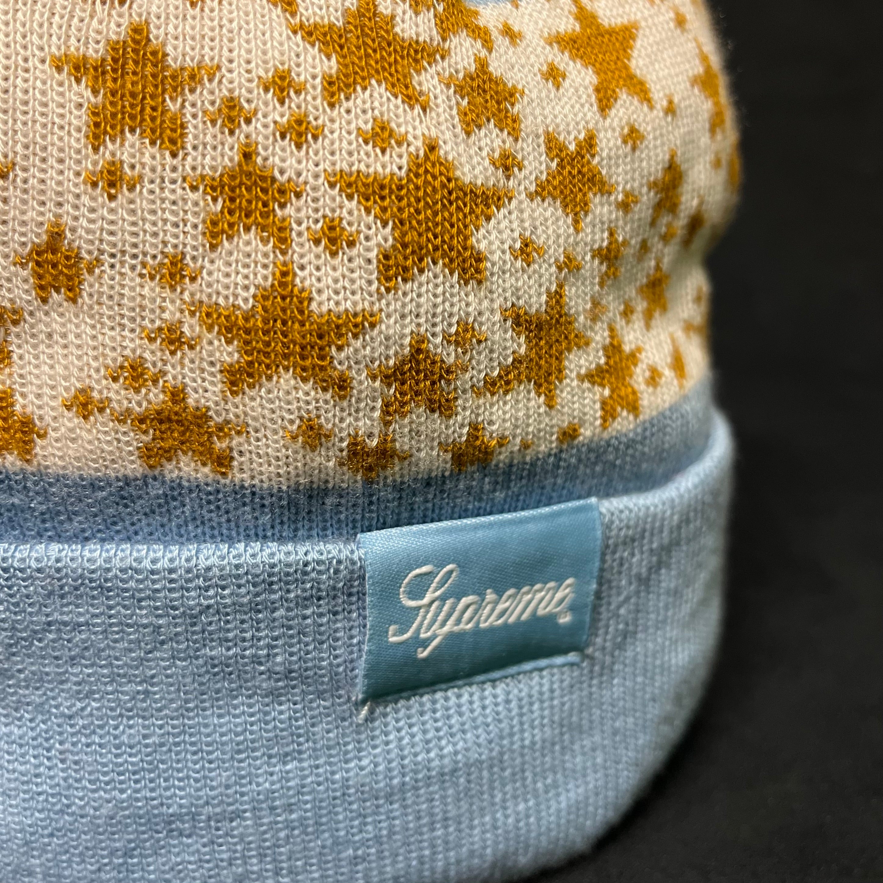 2003 Supreme x Nike SB Blue Stars Beanie