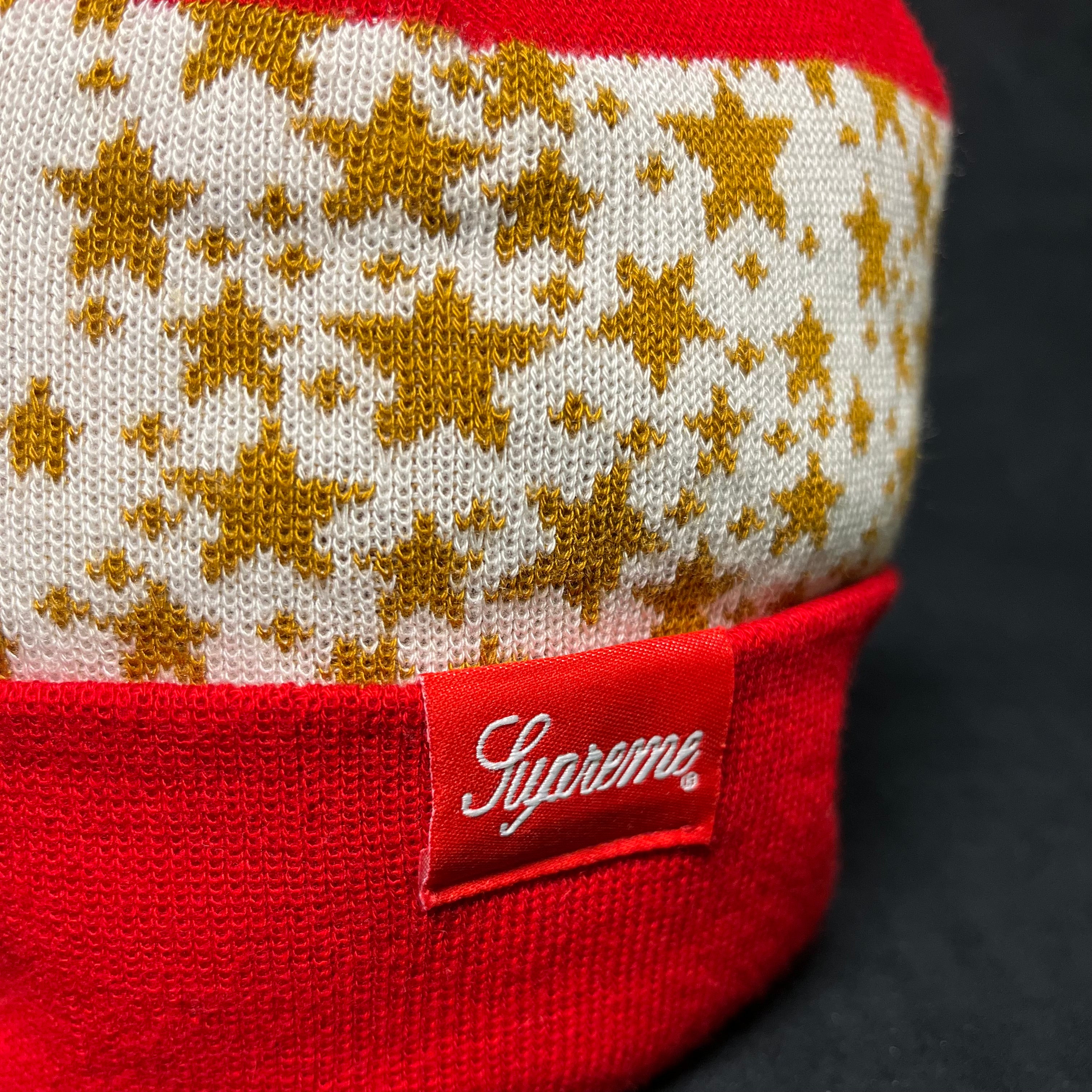 2003 Supreme x Nike SB Red Stars Beanie