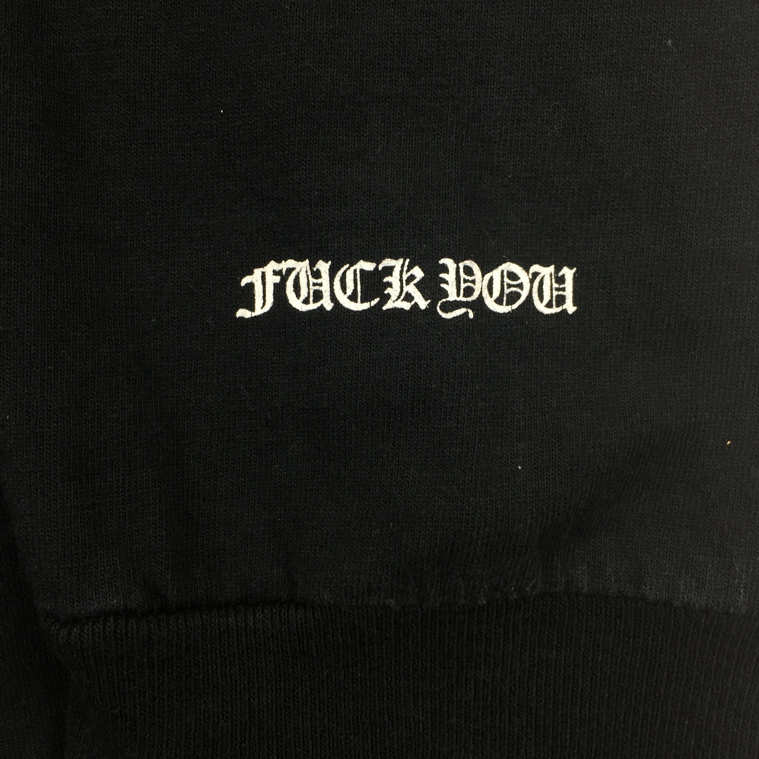 Chrome Hearts Black Horseshoe Logo Longsleeve