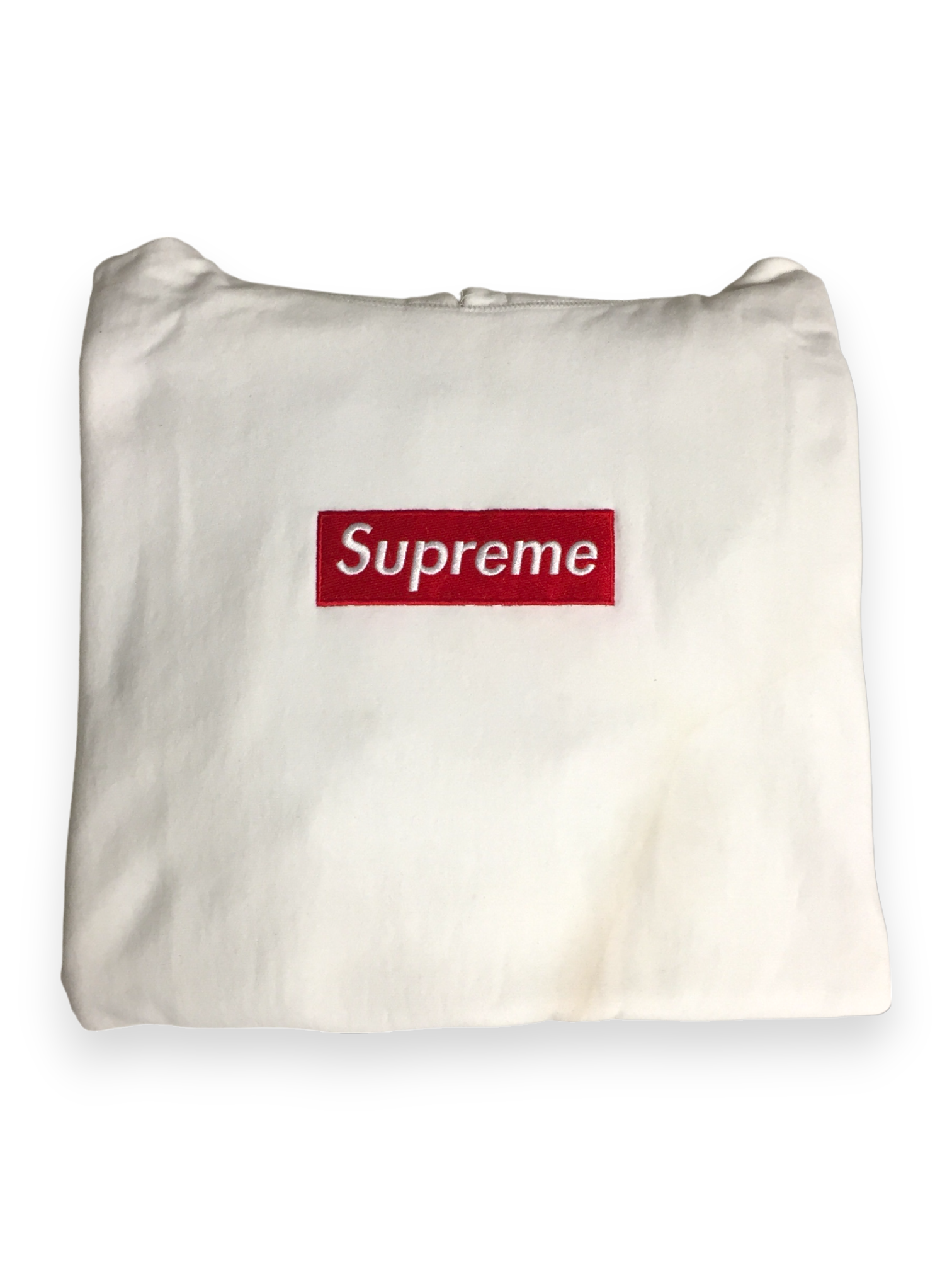 2006 Supreme Red White Box Logo Hoodie