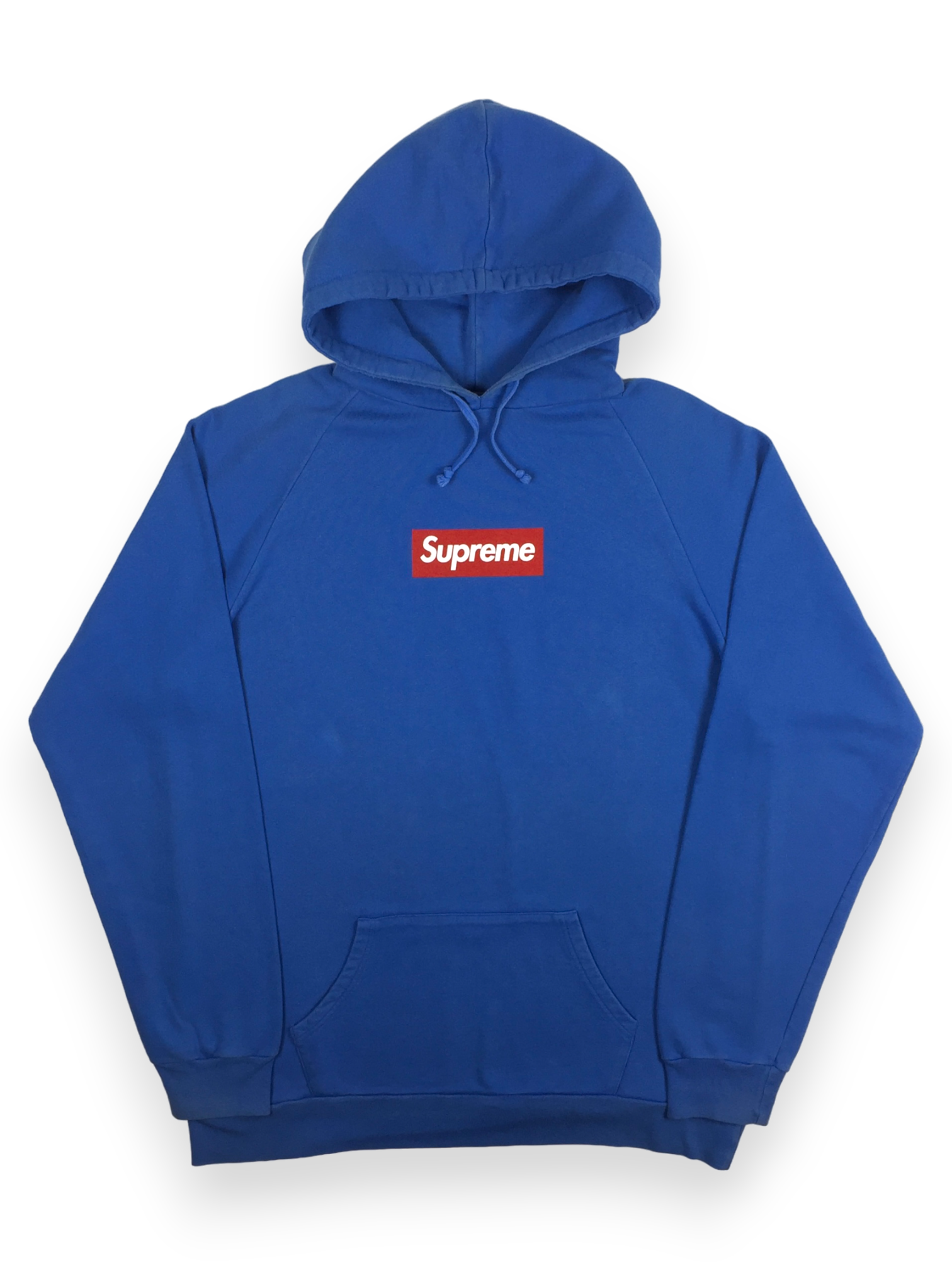 2006 Supreme Screenprint Blue Box Logo Hoodie
