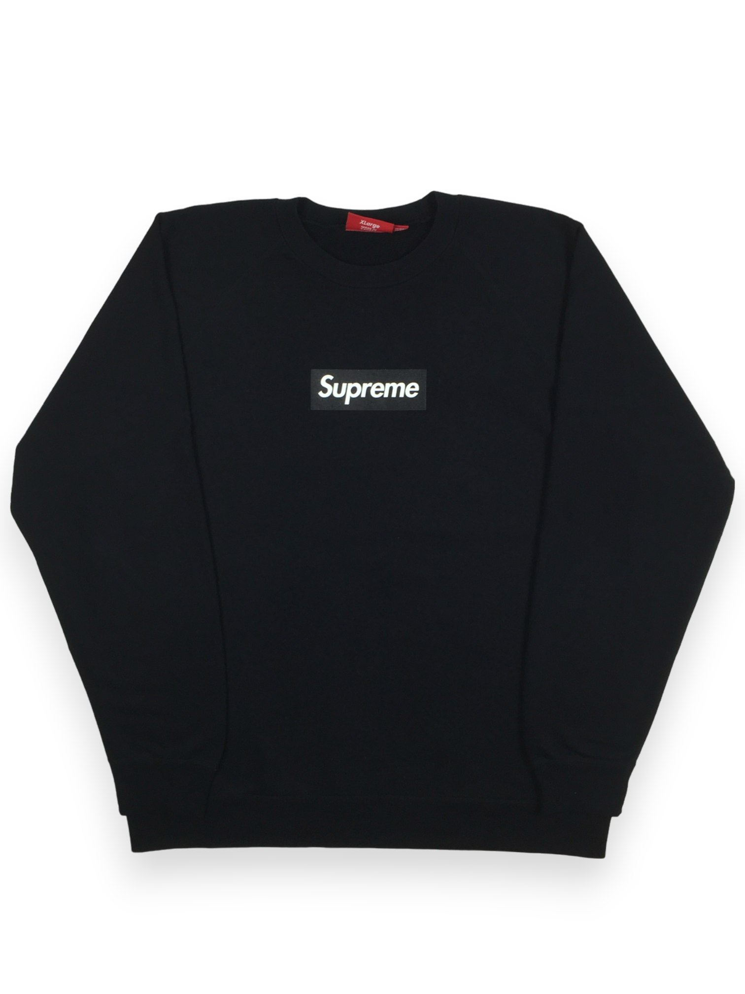 2007 Supreme Screenprint Black Box Logo Crewneck
