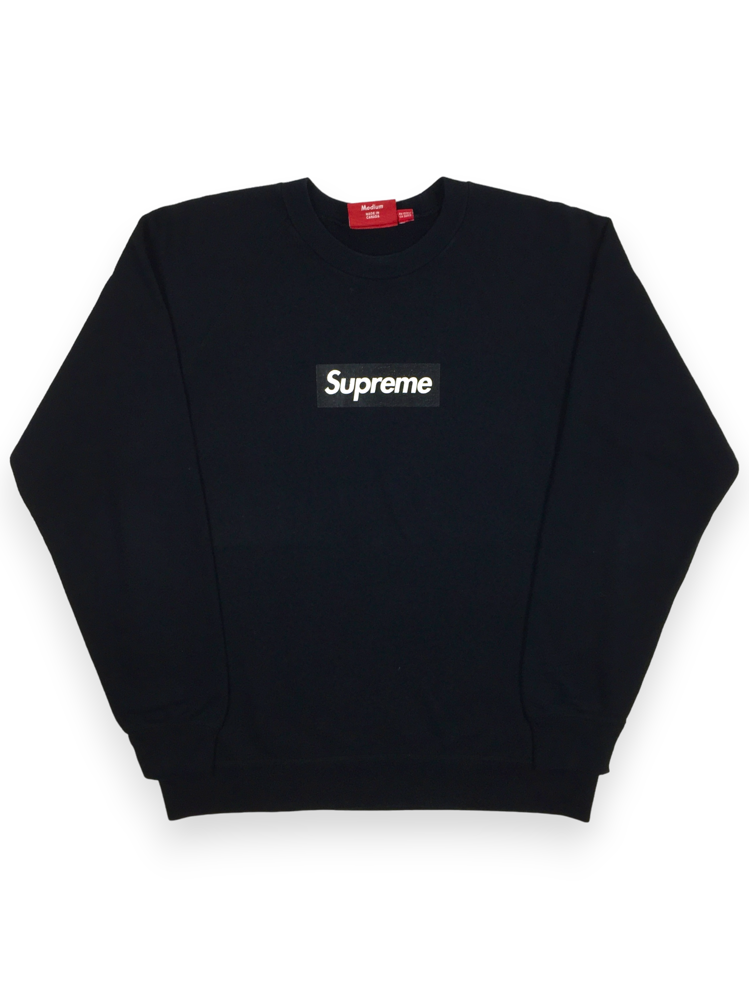 2007 Supreme Screenprint Black Box Logo Crewneck