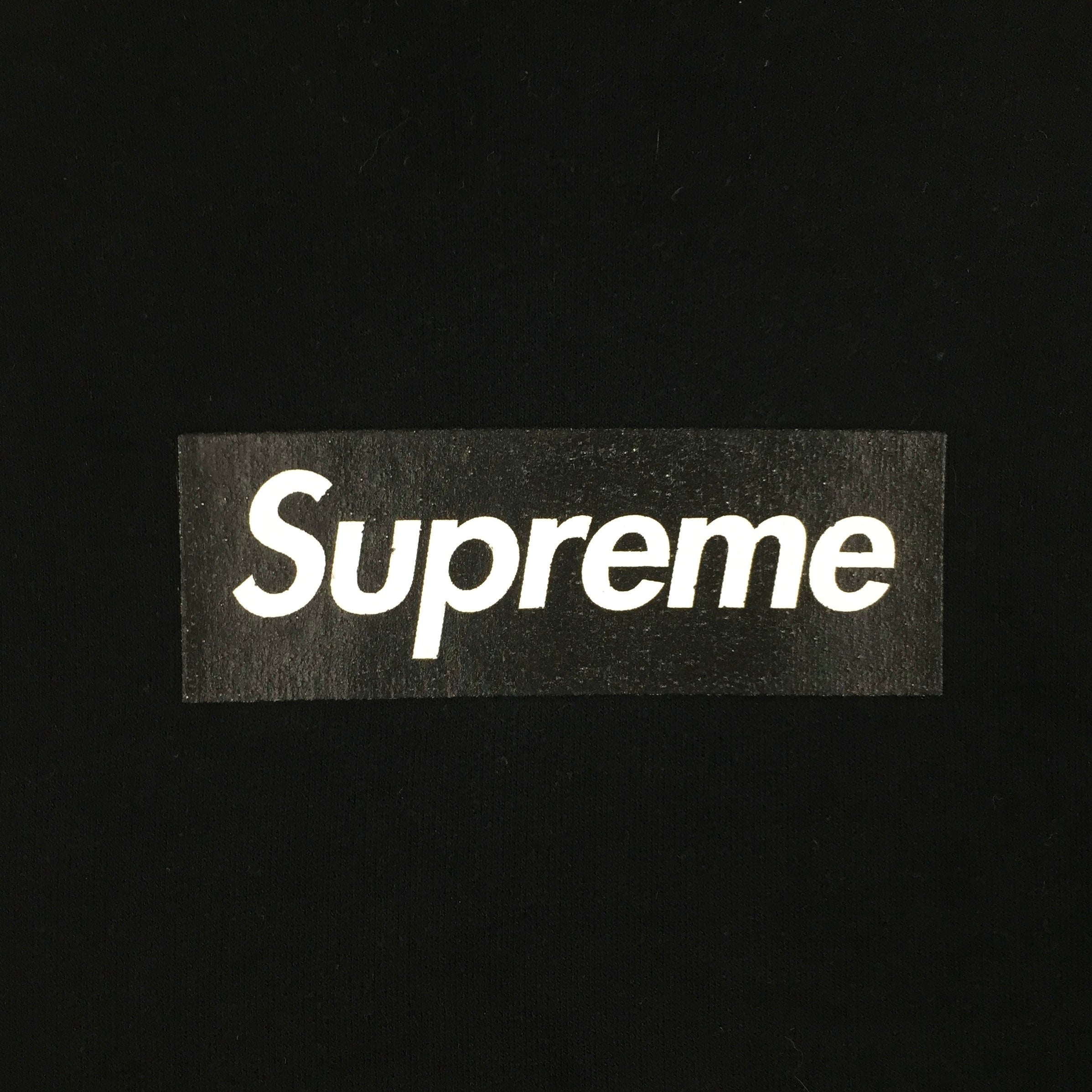 2007 Supreme Screenprint Black Box Logo Crewneck
