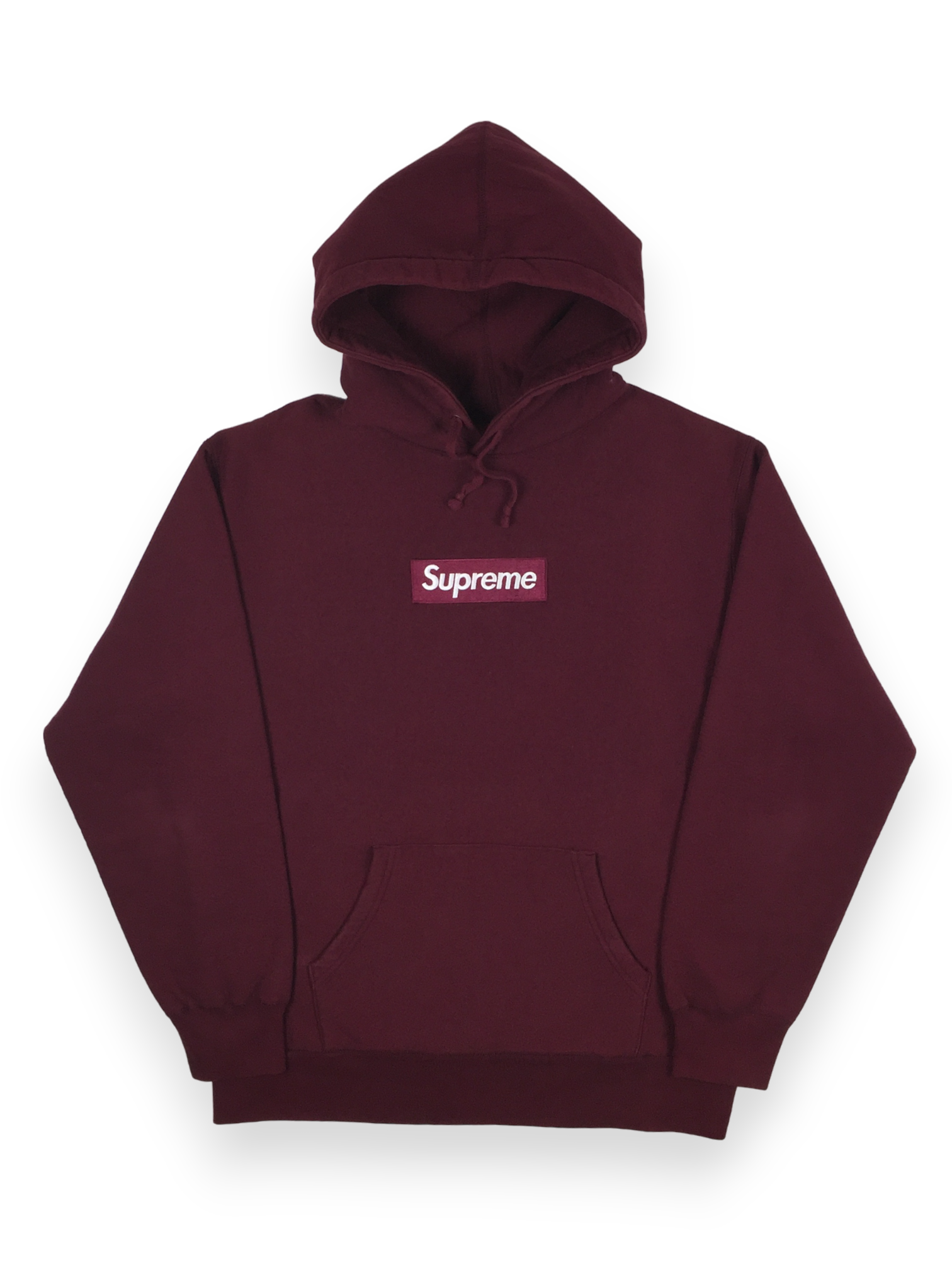2011 Supreme Burgundy Box Logo Hoodie