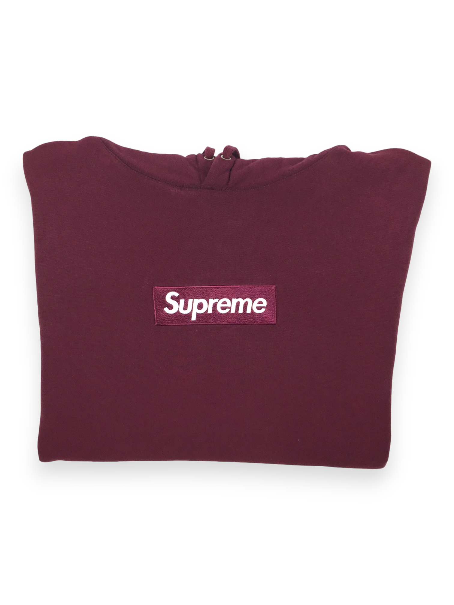 2011 Supreme Burgundy Box Logo Hoodie