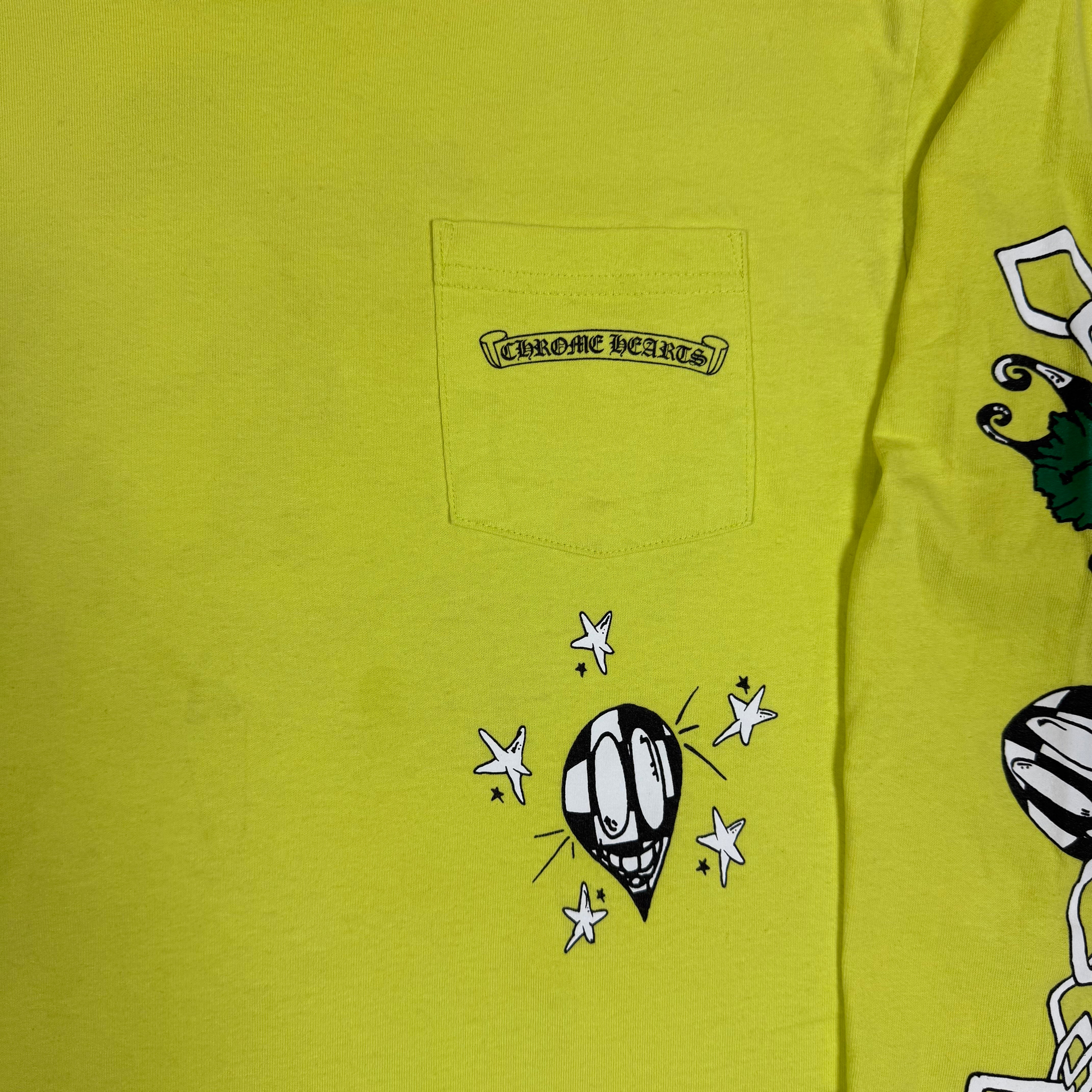 Chrome Hearts Matty Boy Lime Green Link Longsleeve
