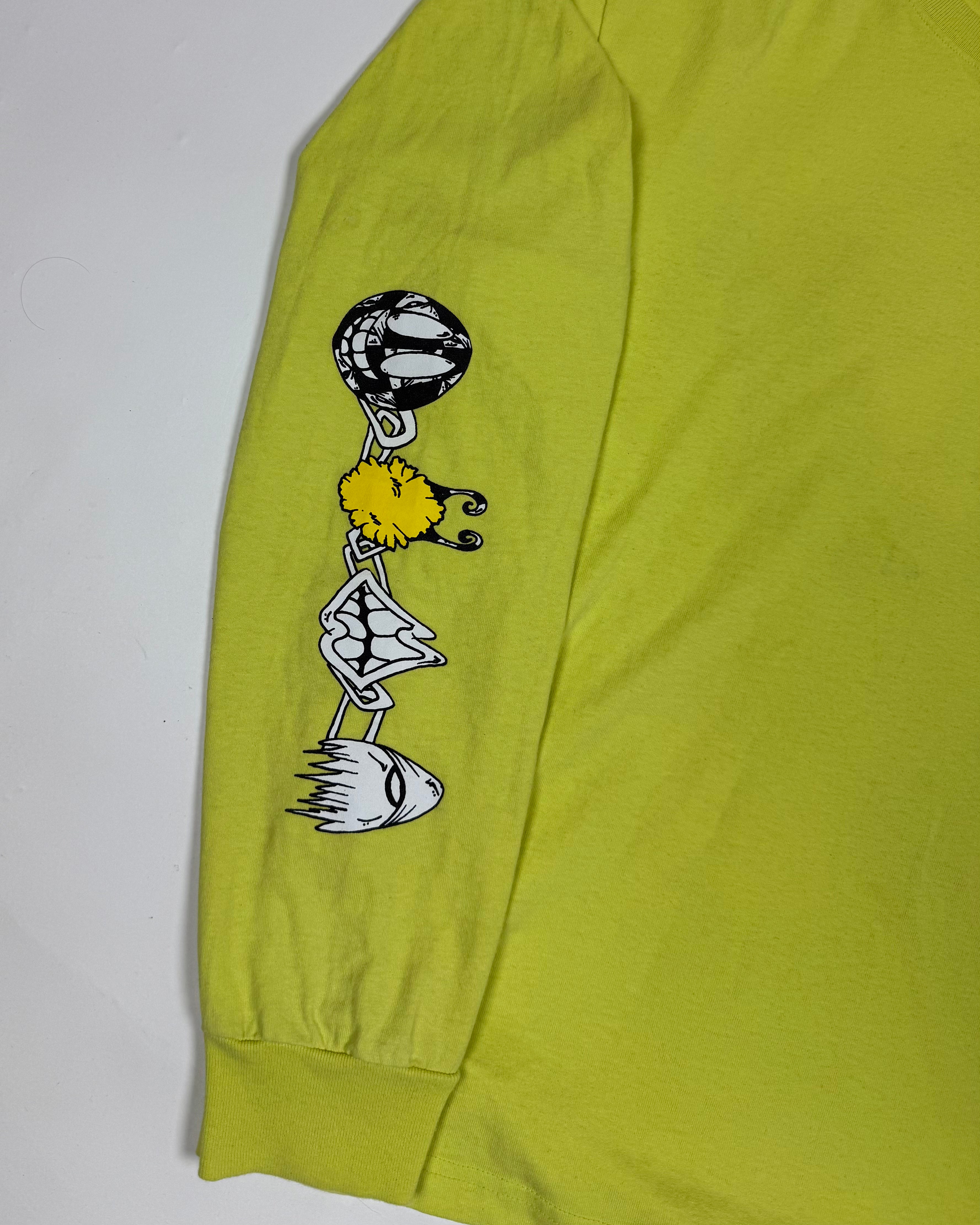 Chrome Hearts Matty Boy Lime Green Link Longsleeve