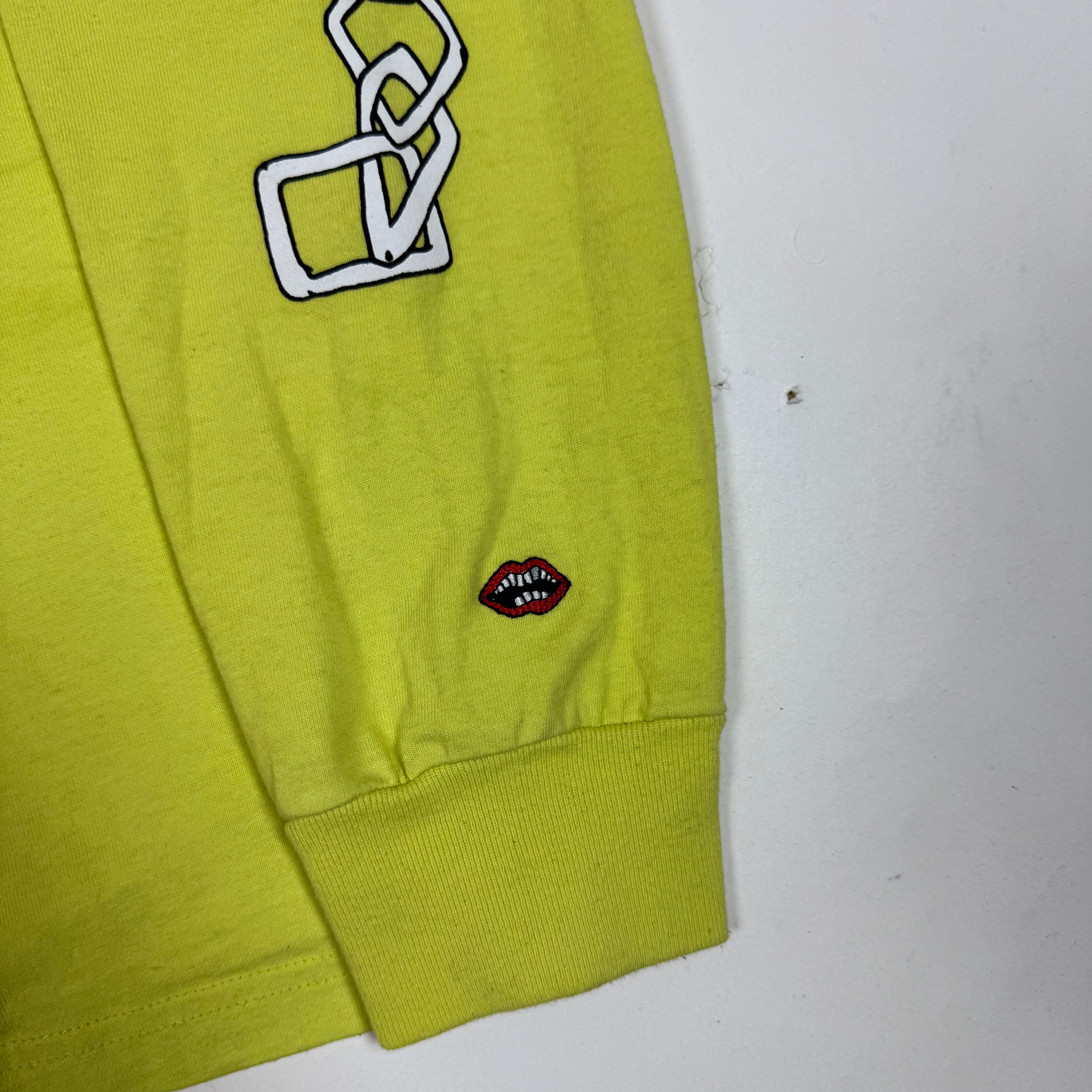 Chrome Hearts Matty Boy Lime Green Link Longsleeve
