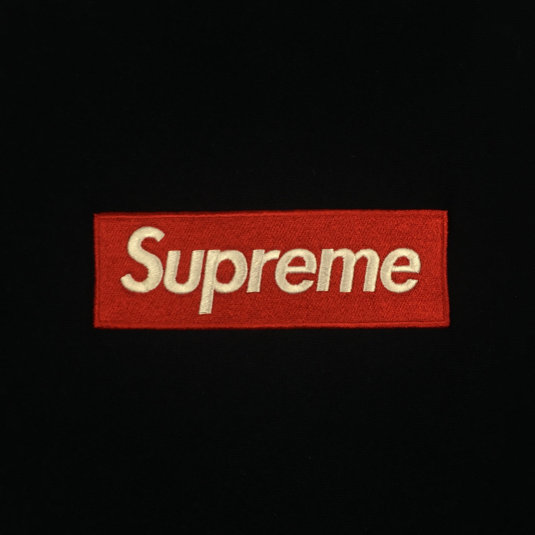 2015 Supreme Navy Box Logo Crewneck