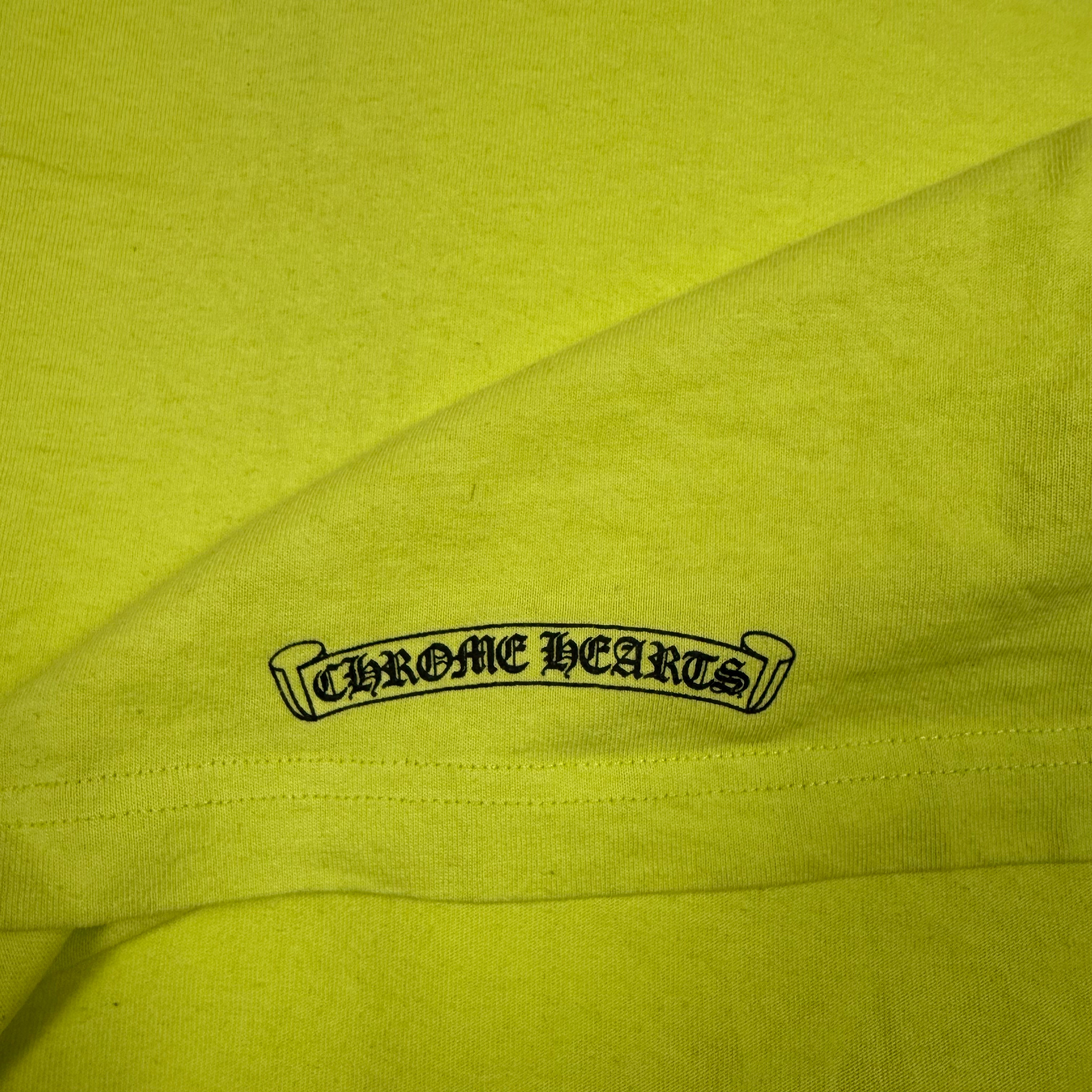 Chrome Hearts Matty Boy Lime Green Link Longsleeve