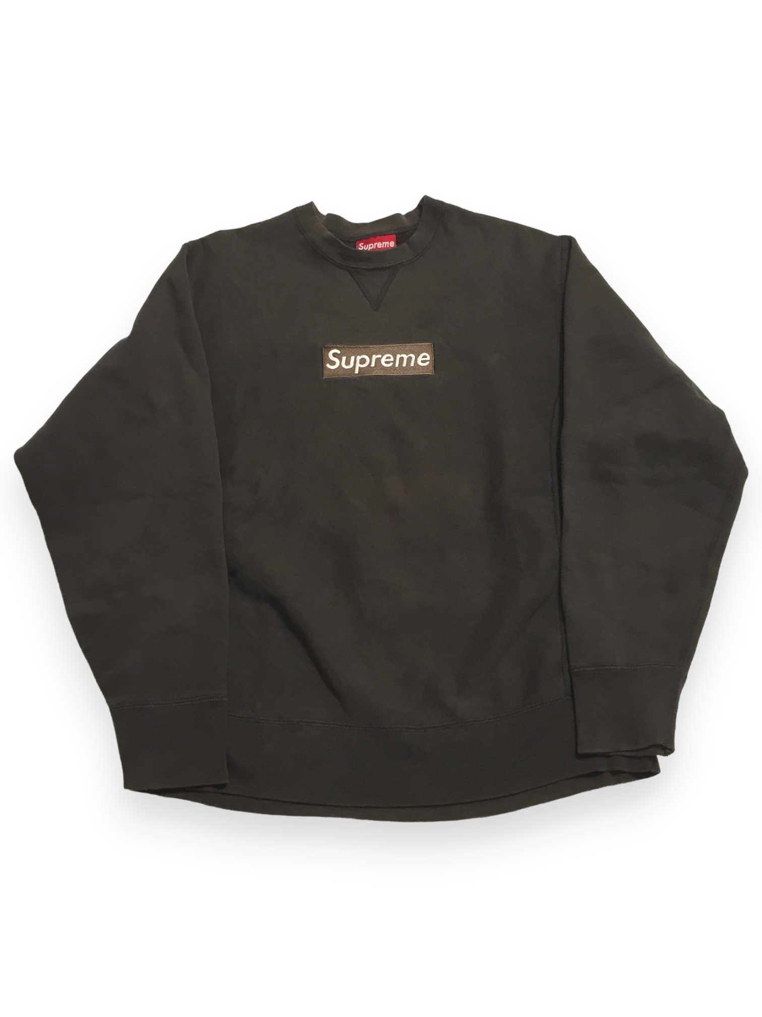 1997 Supreme Brown Box Logo Crewneck