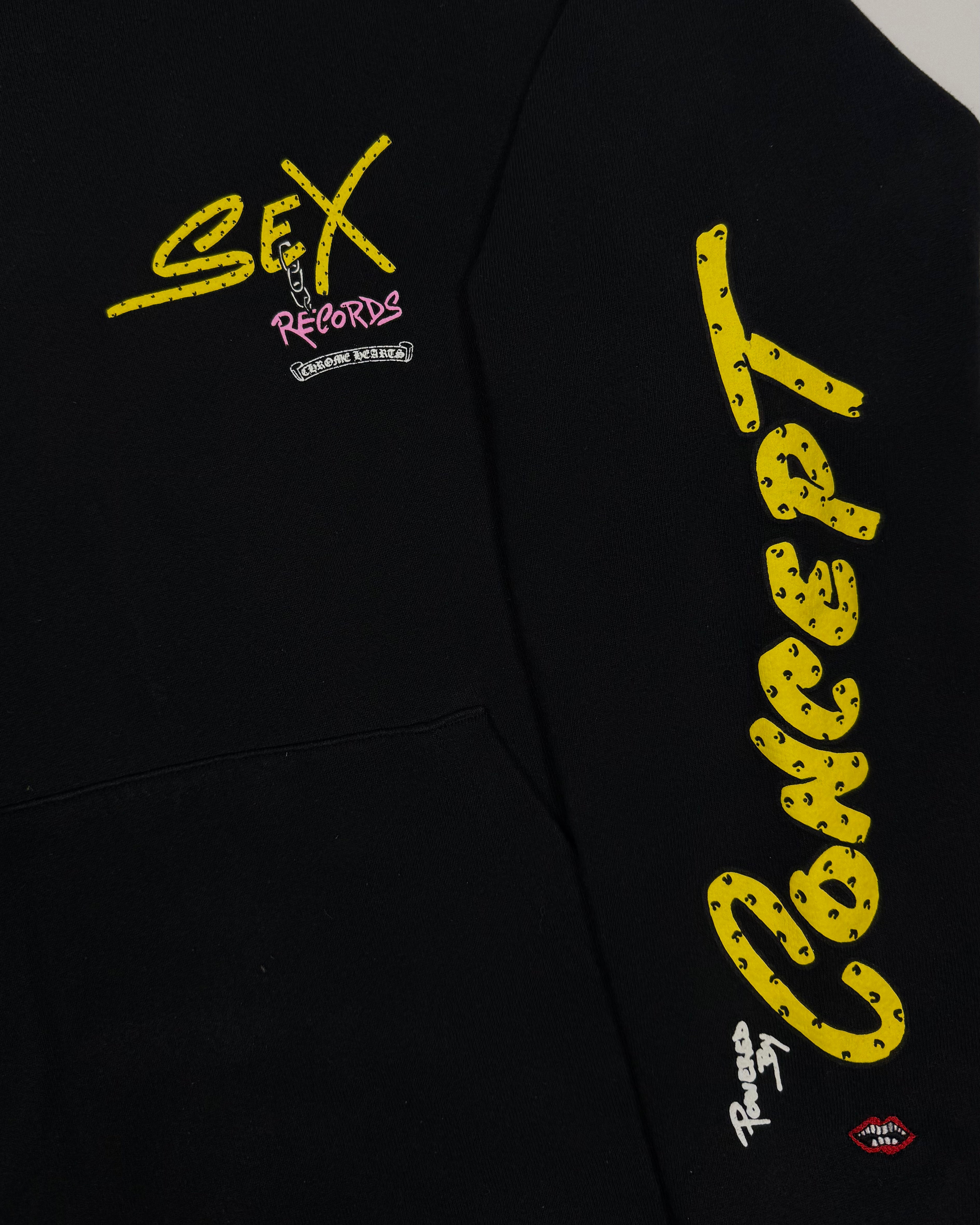 Chrome Hearts Matty Boy Sex Records Black Concept Hoodie