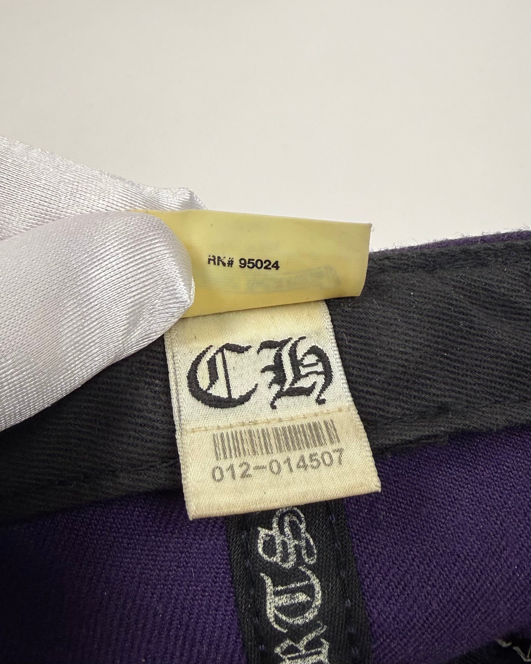Chrome Hearts CH Purple Yellow Silver Button Cap