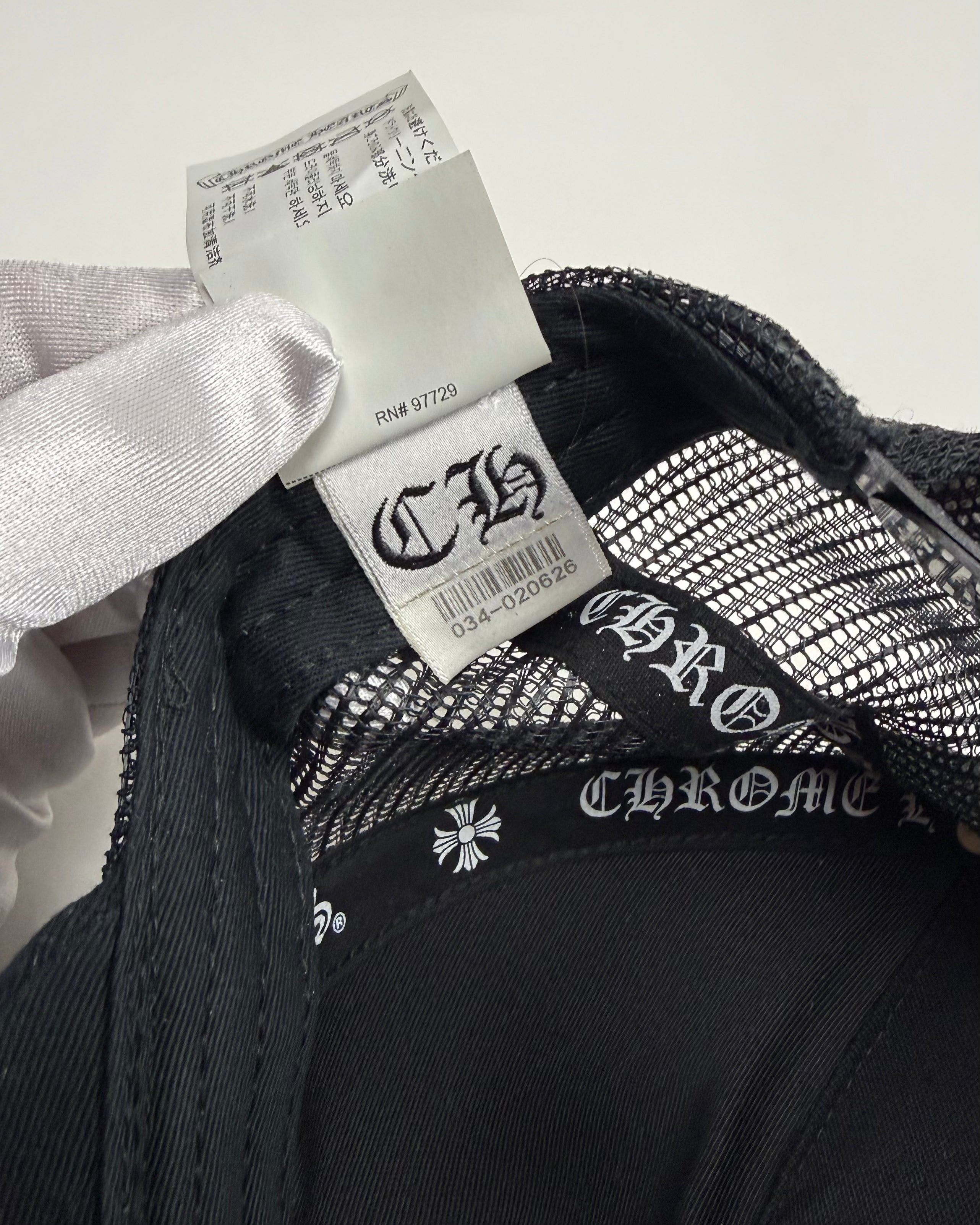 Chrome Hearts Black Triple Cross Cap
