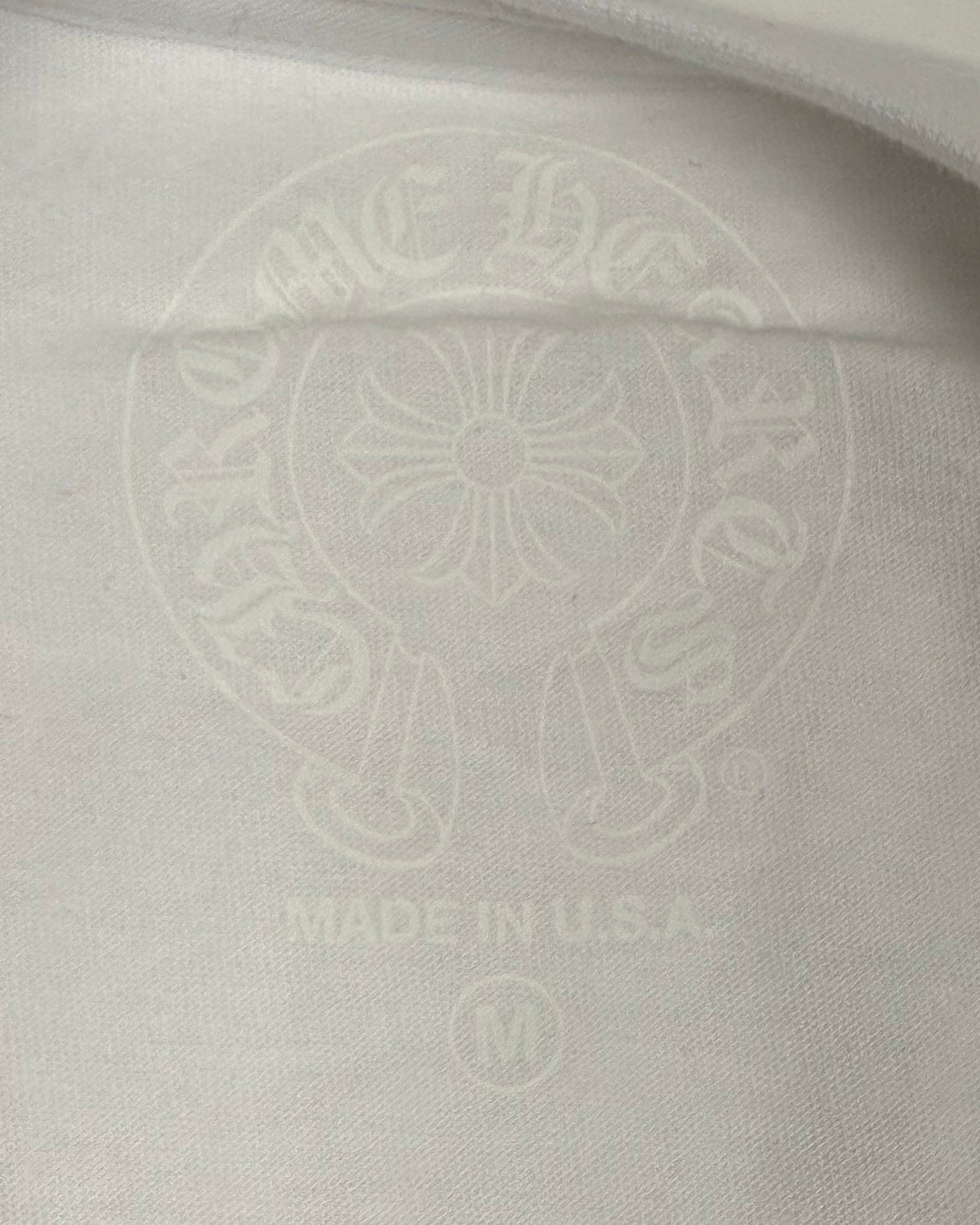 Chrome Hearts Miami Exclusive White Horseshoe Tee