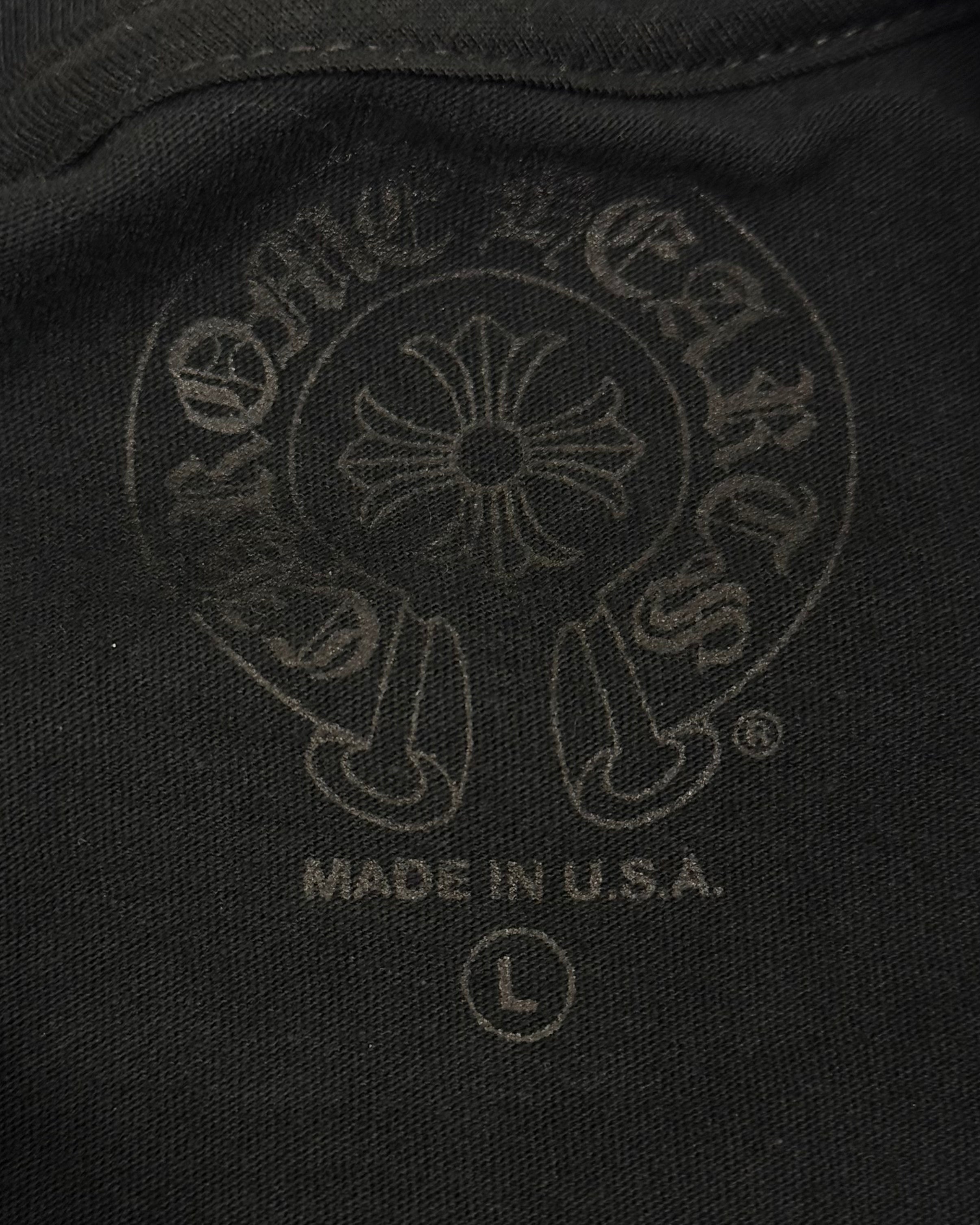 Chrome Hearts Miami Exclusive Black Horseshoe Longsleeve