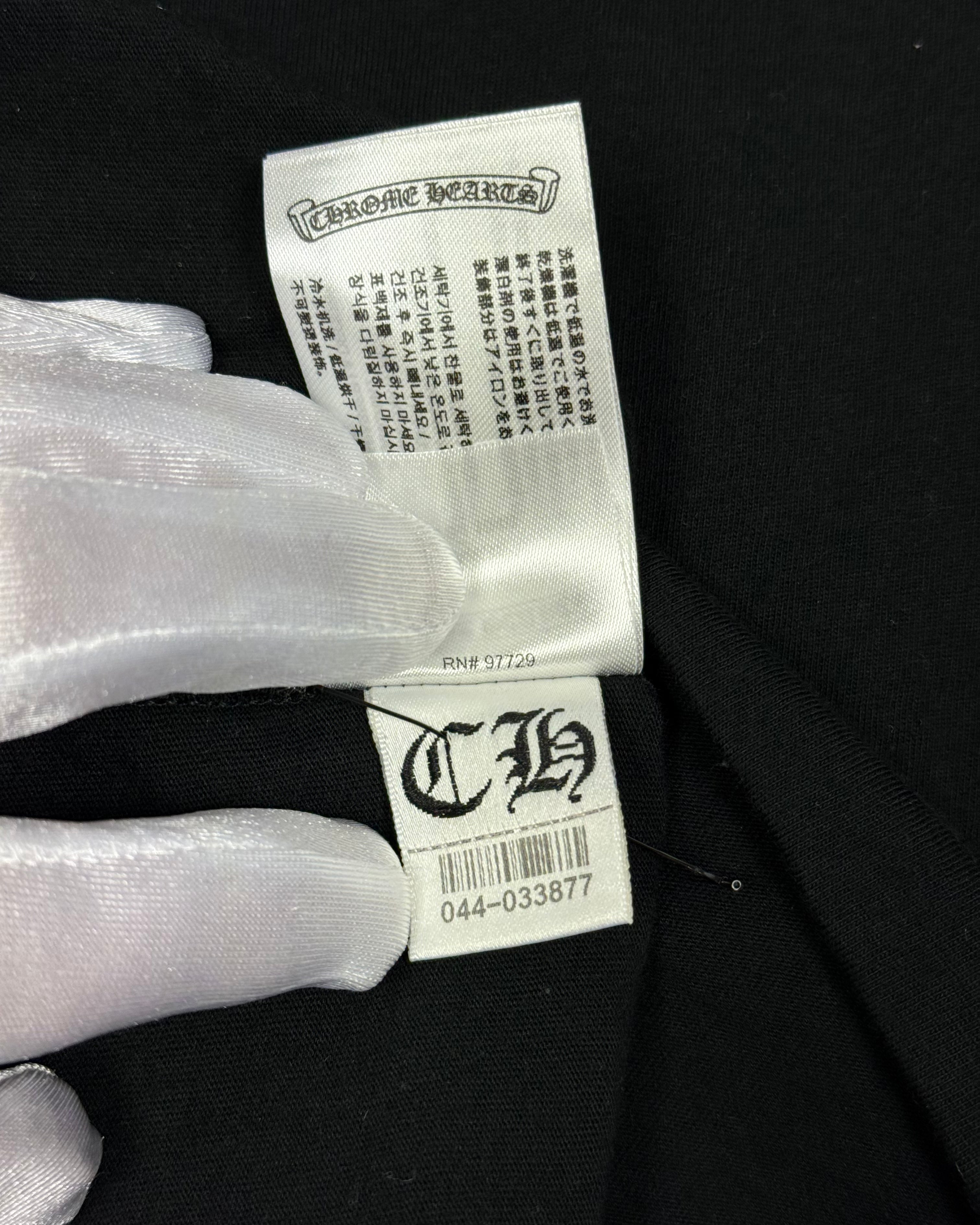 Chrome Hearts Miami Exclusive Black Horseshoe Longsleeve