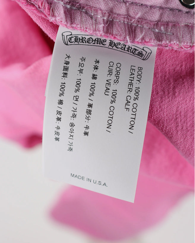Chrome Hearts Pink Cross Patch Levi’s Denim Jeans