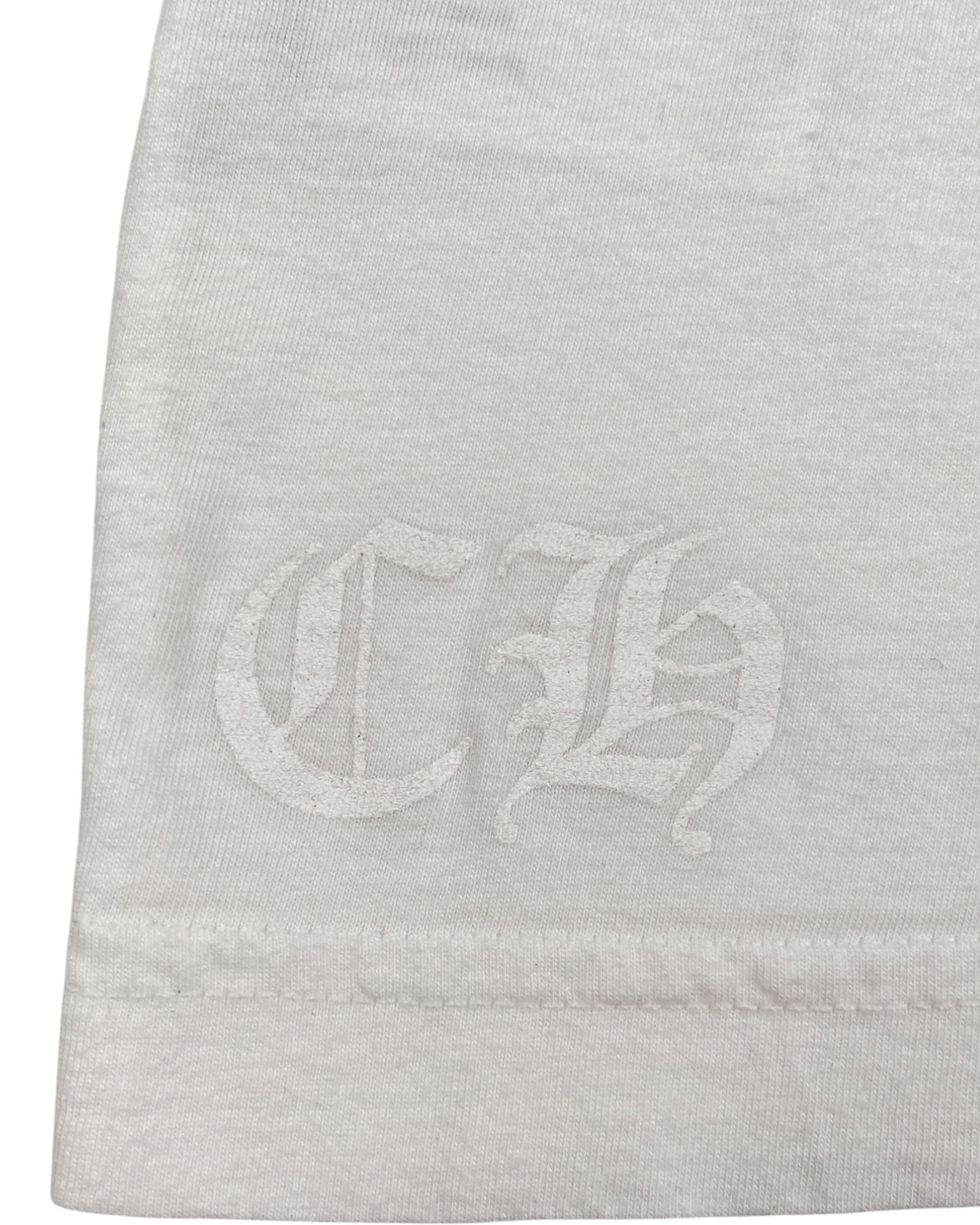 Chrome Hearts White Pink Dagger Logo Tee