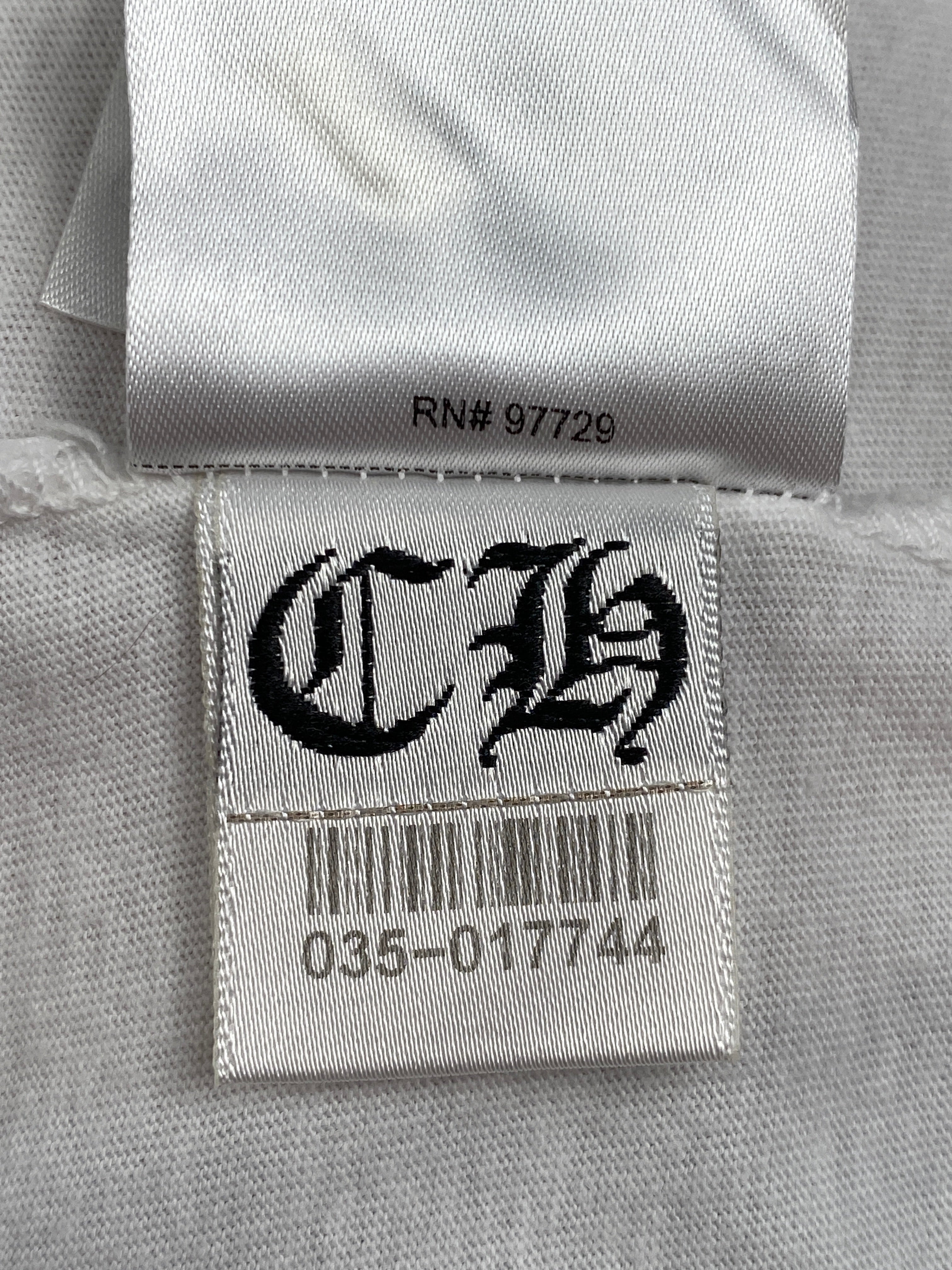 Chrome Hearts White Pink Dagger Logo Tee