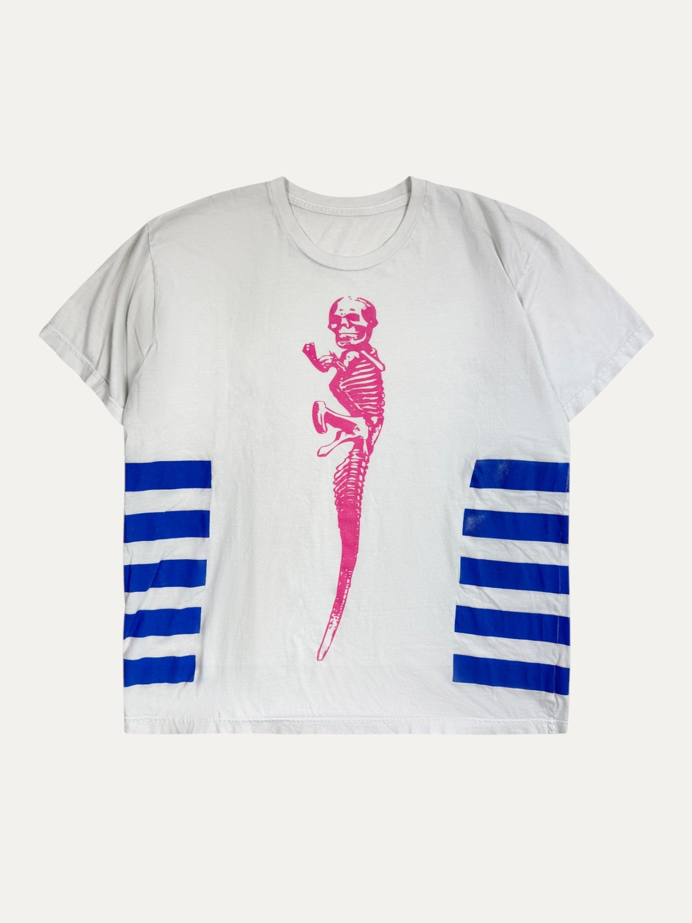 Chrome Hearts x FOTI Vintage Pink Skeleton Tee
