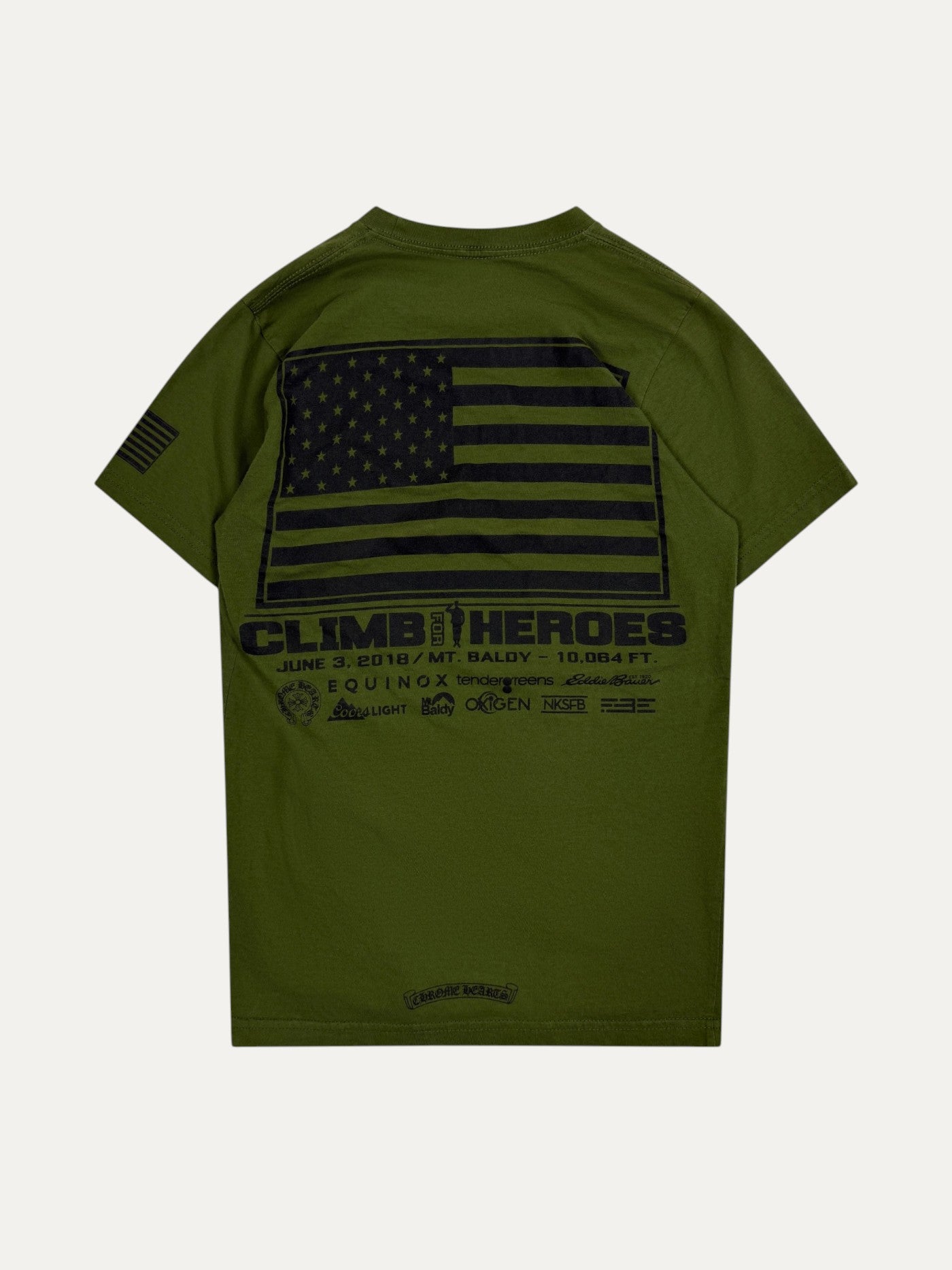 Chrome Hearts x EQUINOX 'Climb For Heroes' Vintage Tee