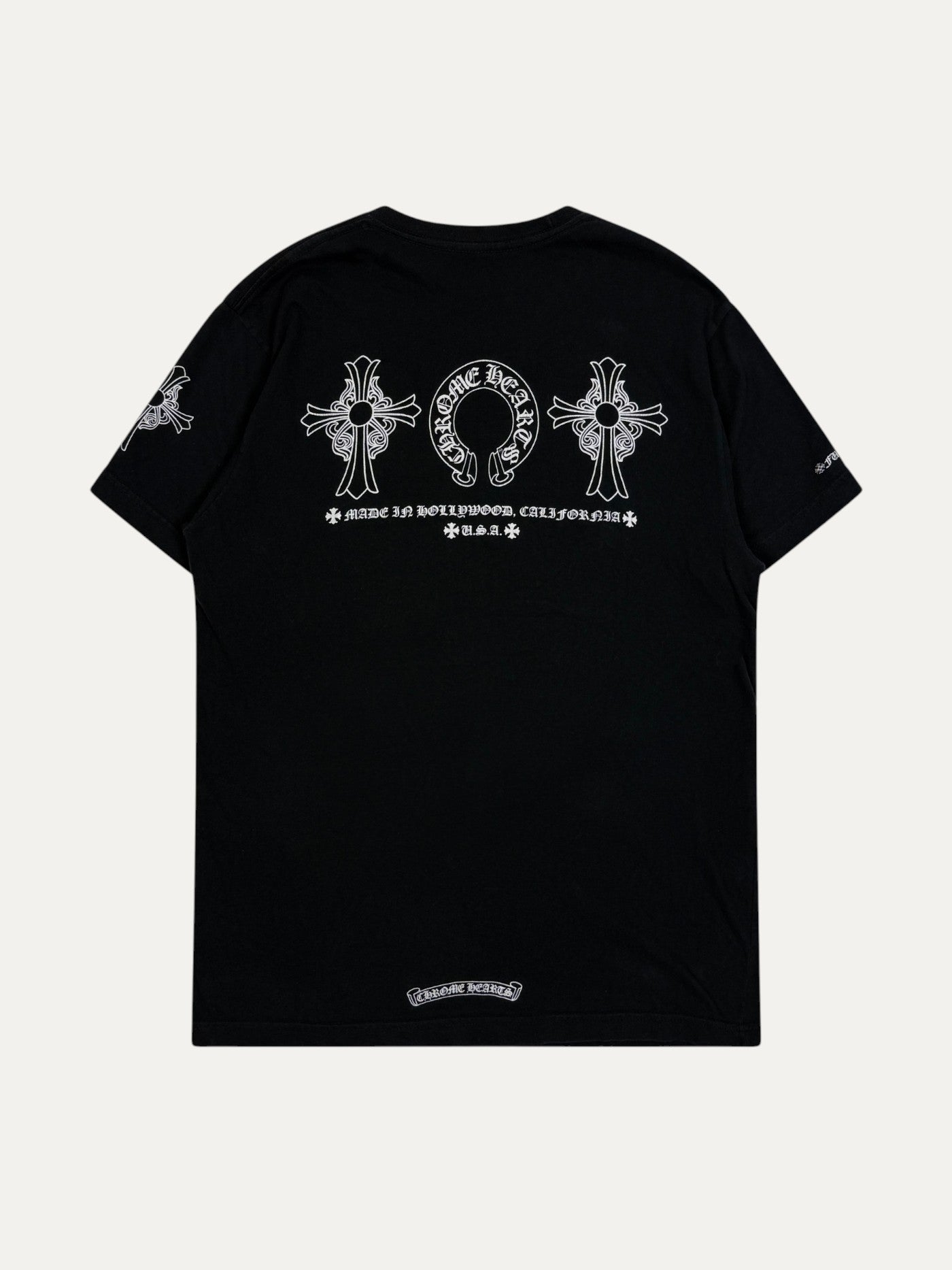 Chrome Hearts Vintage Cross Horseshoe Black Tee