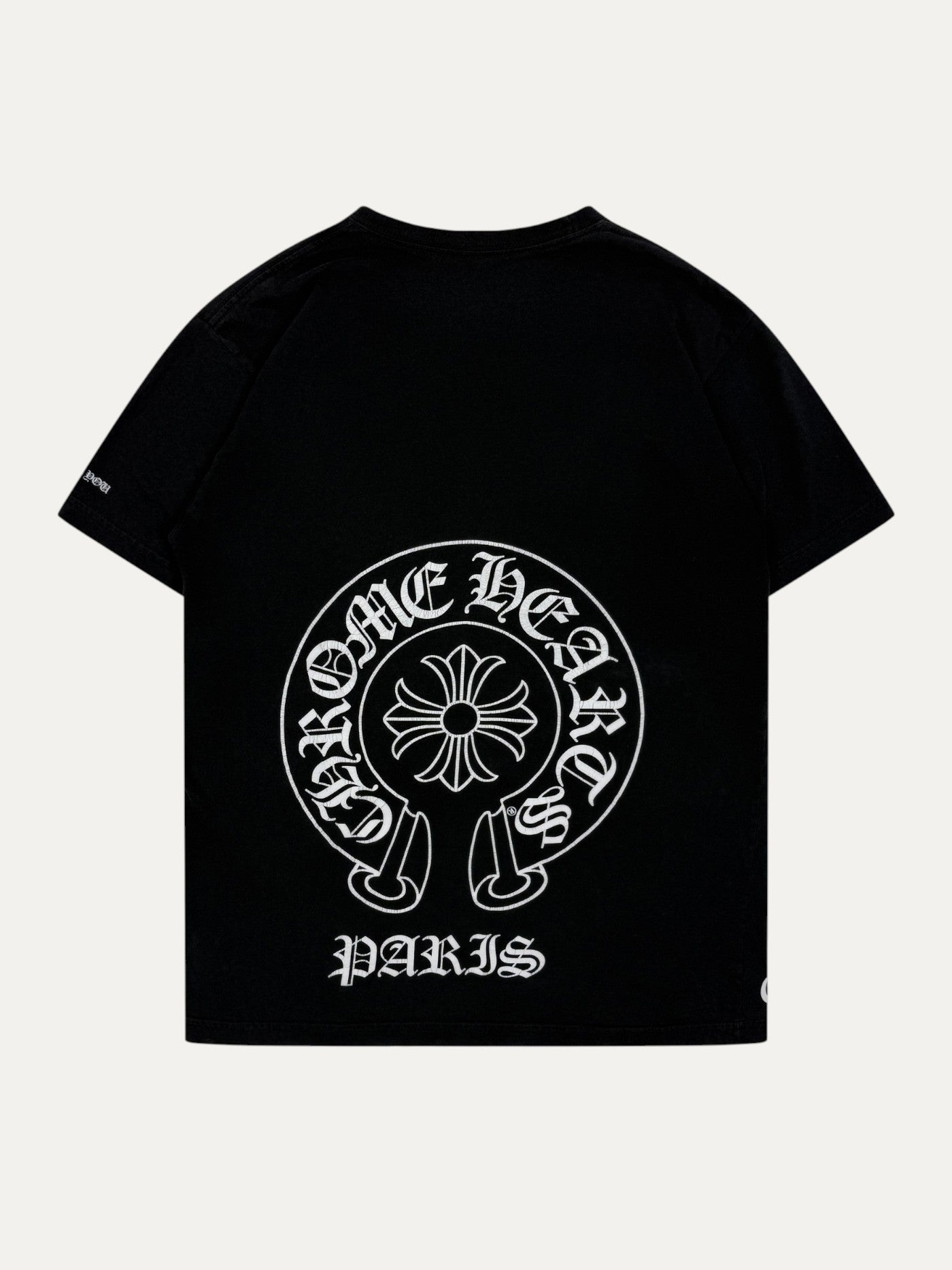 Chrome Hearts Paris Exclusive Black Horseshoe Tee
