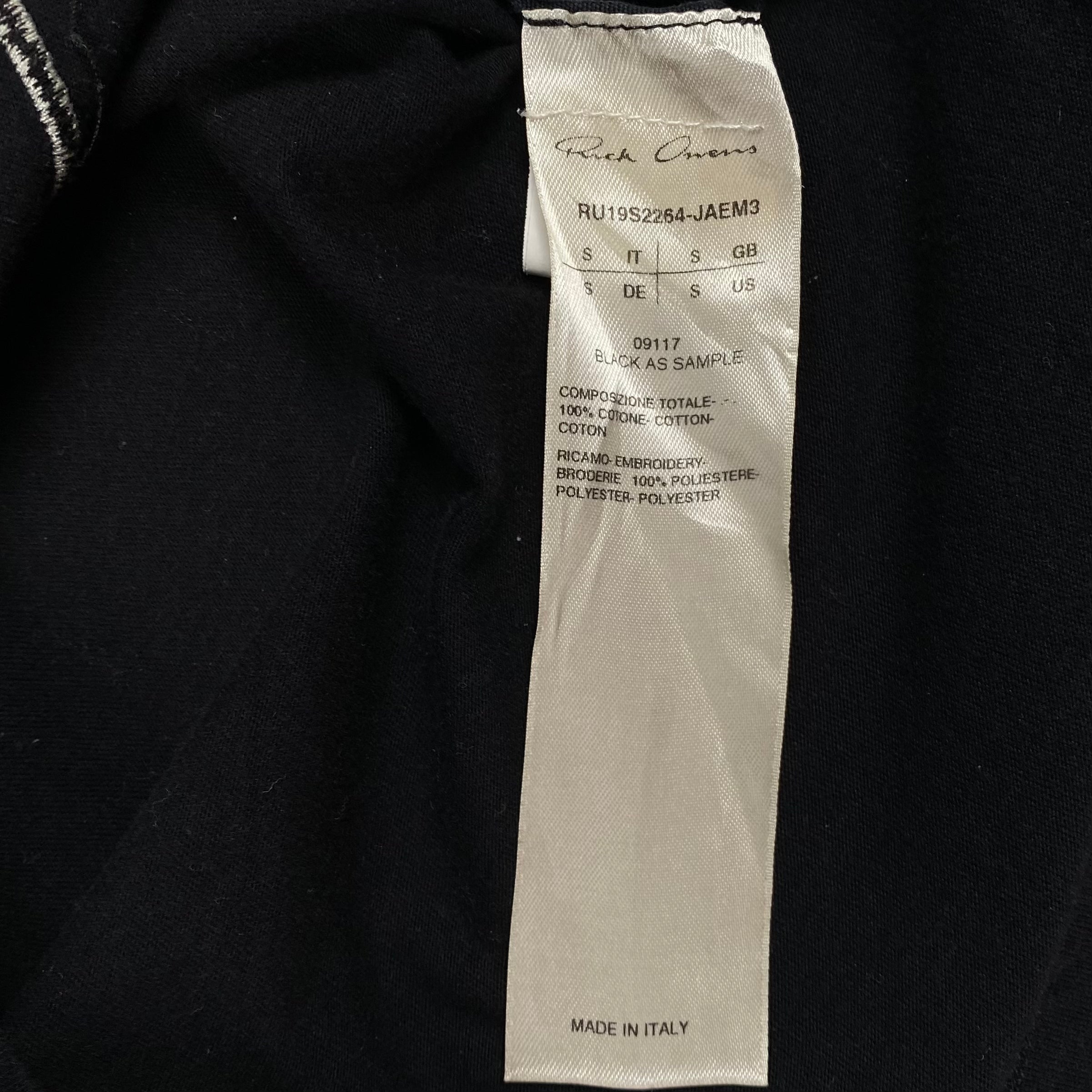 Rick Owens Black Tee