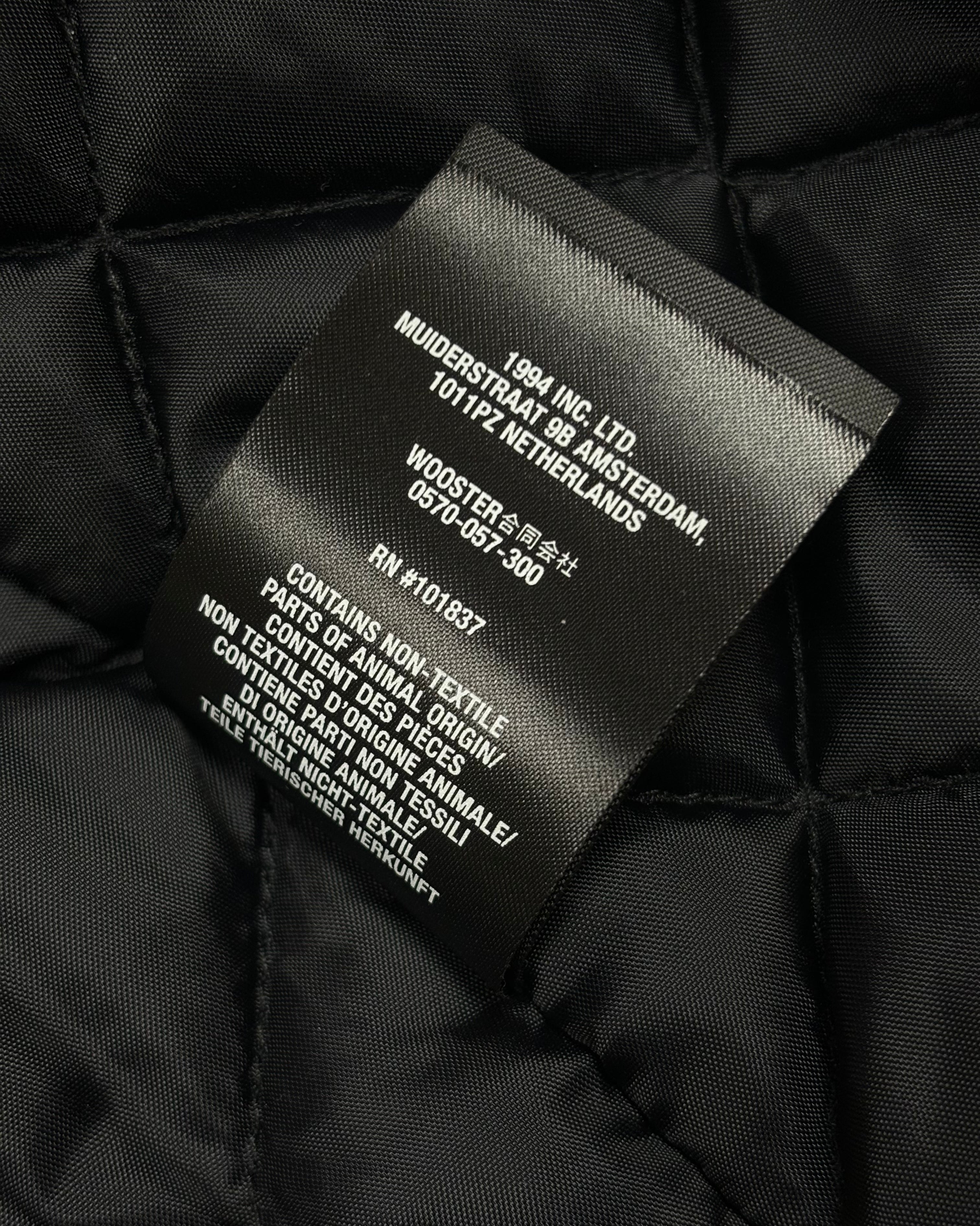 2021 Supreme x Schott Shearling Collar Leather Puffer Jacket