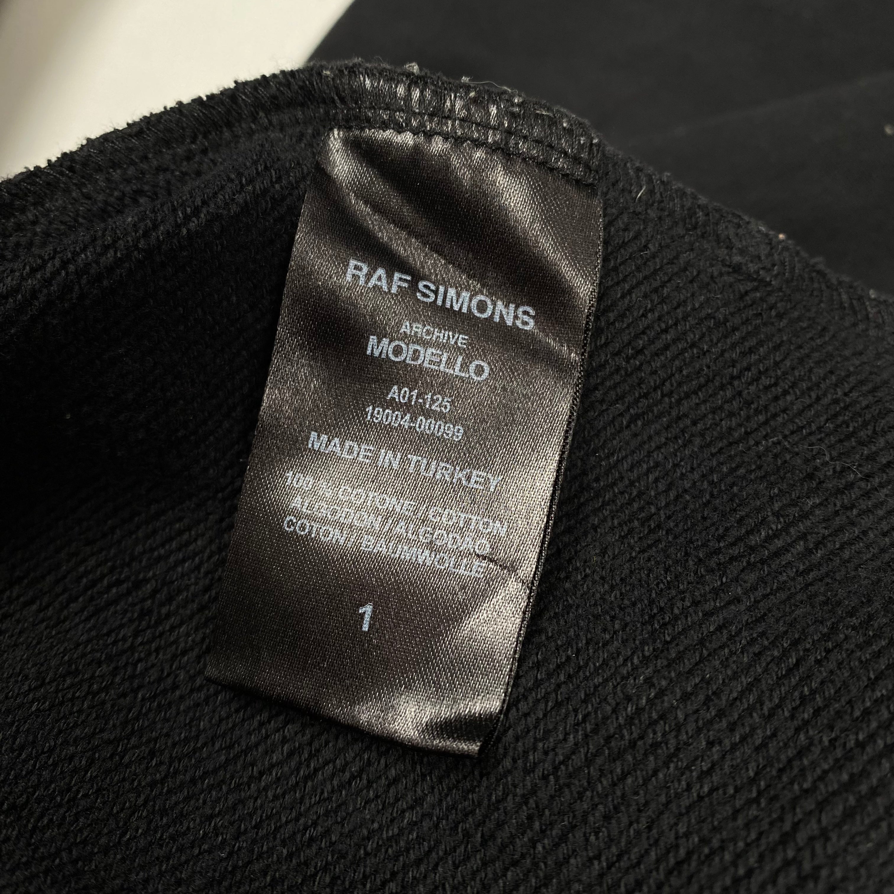 Raf Simons Archive Redux AW01 Antwerp Hoodie