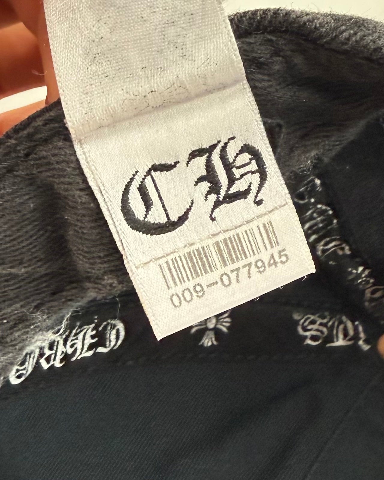 Chrome Hearts Black Cross Logo Cap