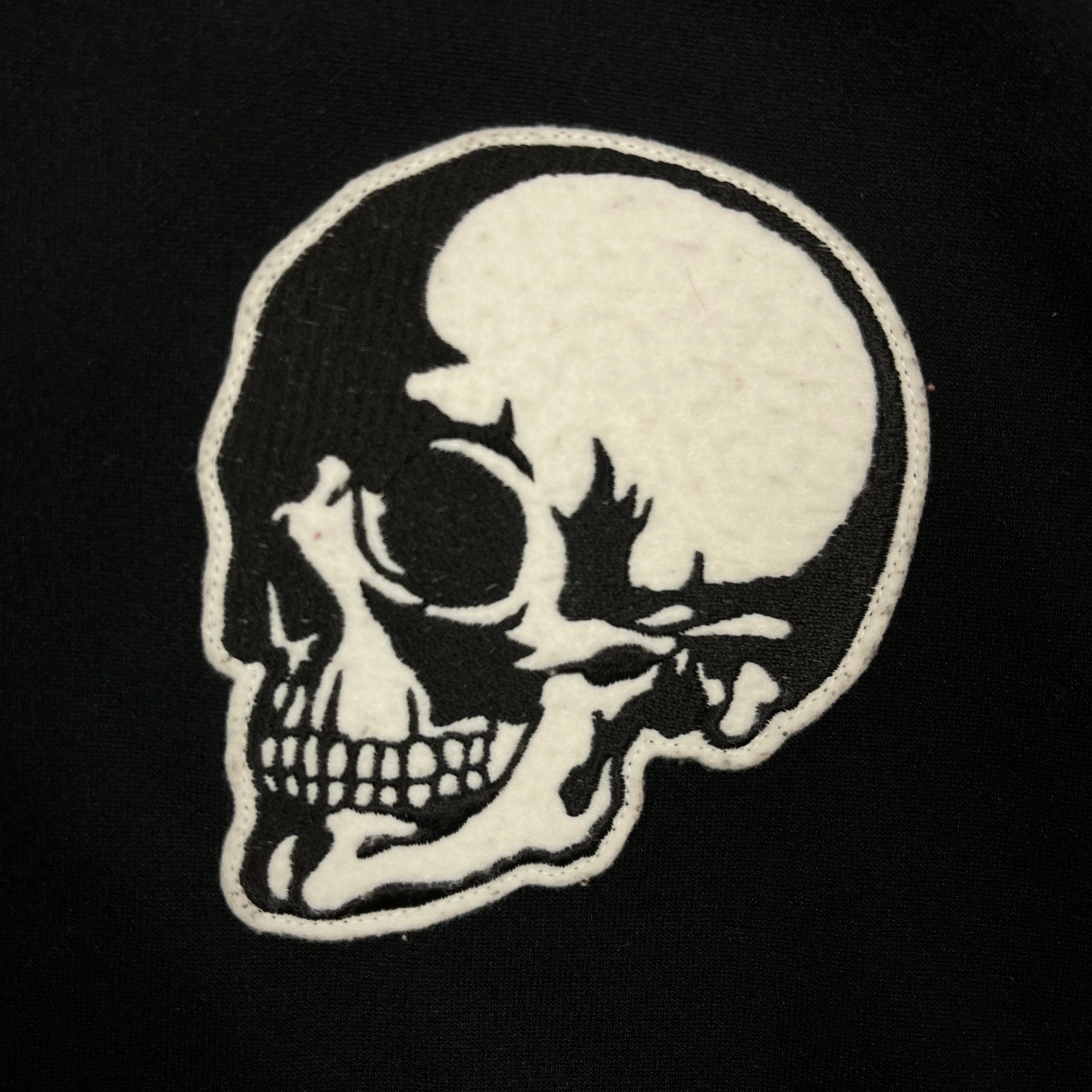 NUMBER (N)INE 2004 Black Skull Track Top Jacket