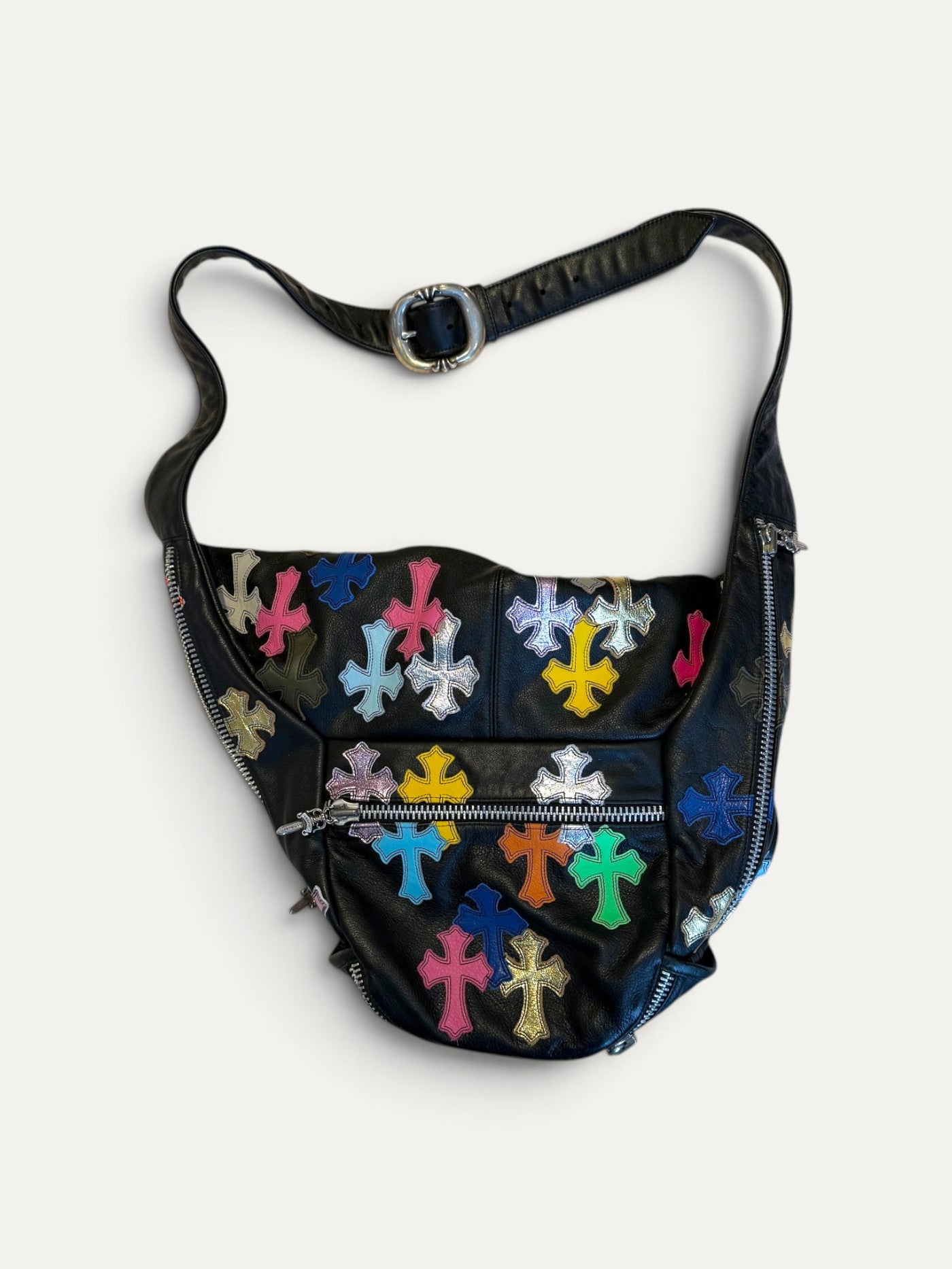 Chrome Hearts Multi Colour Cemetery Cross Large Snat Bag