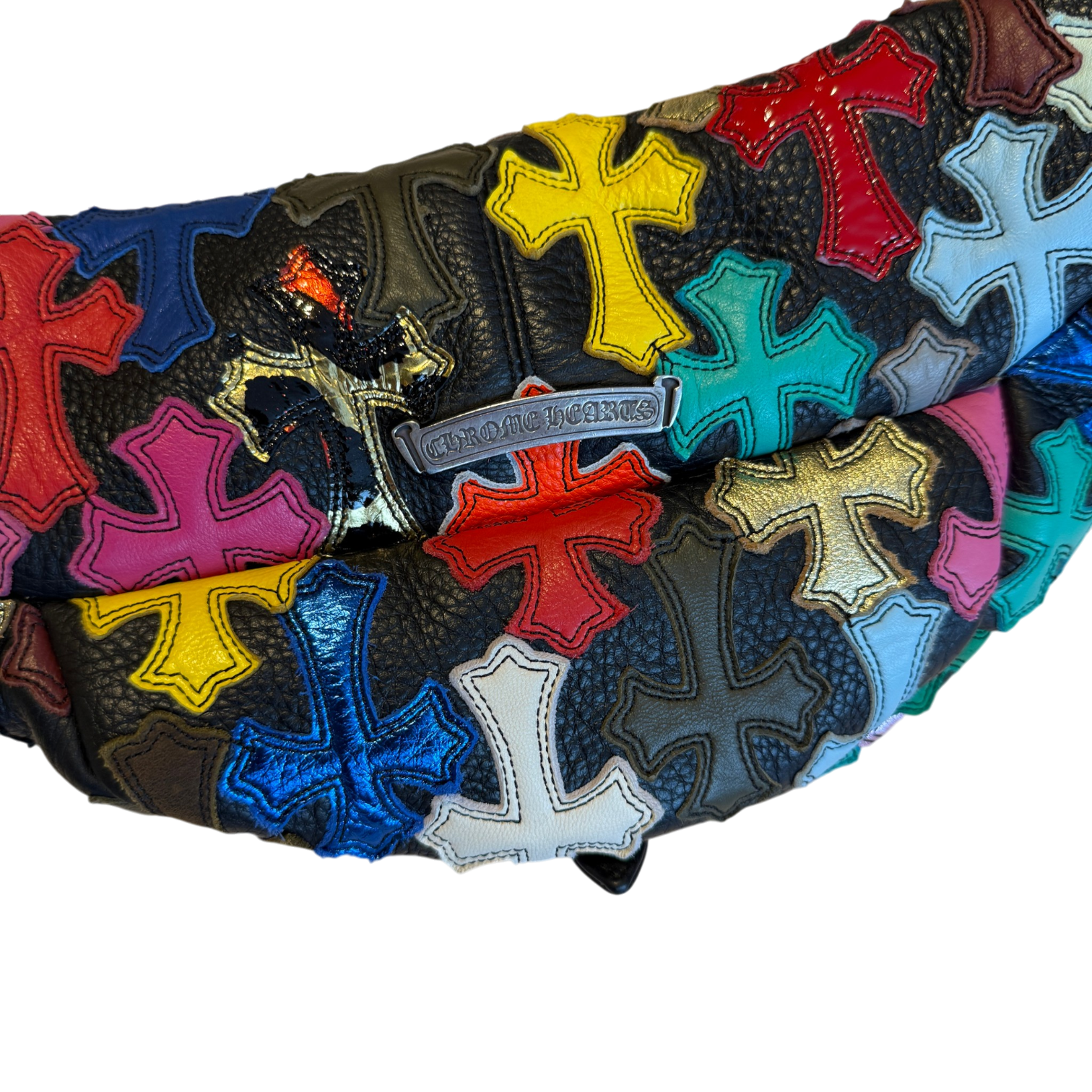 Chrome Hearts Multi Colour Cemetery Cross Patch Snat