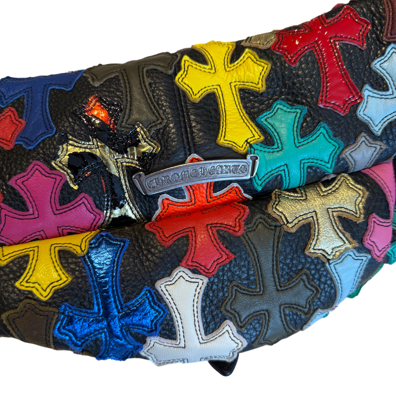 Chrome Hearts Multi Colour Cemetery Cross Patch Snat