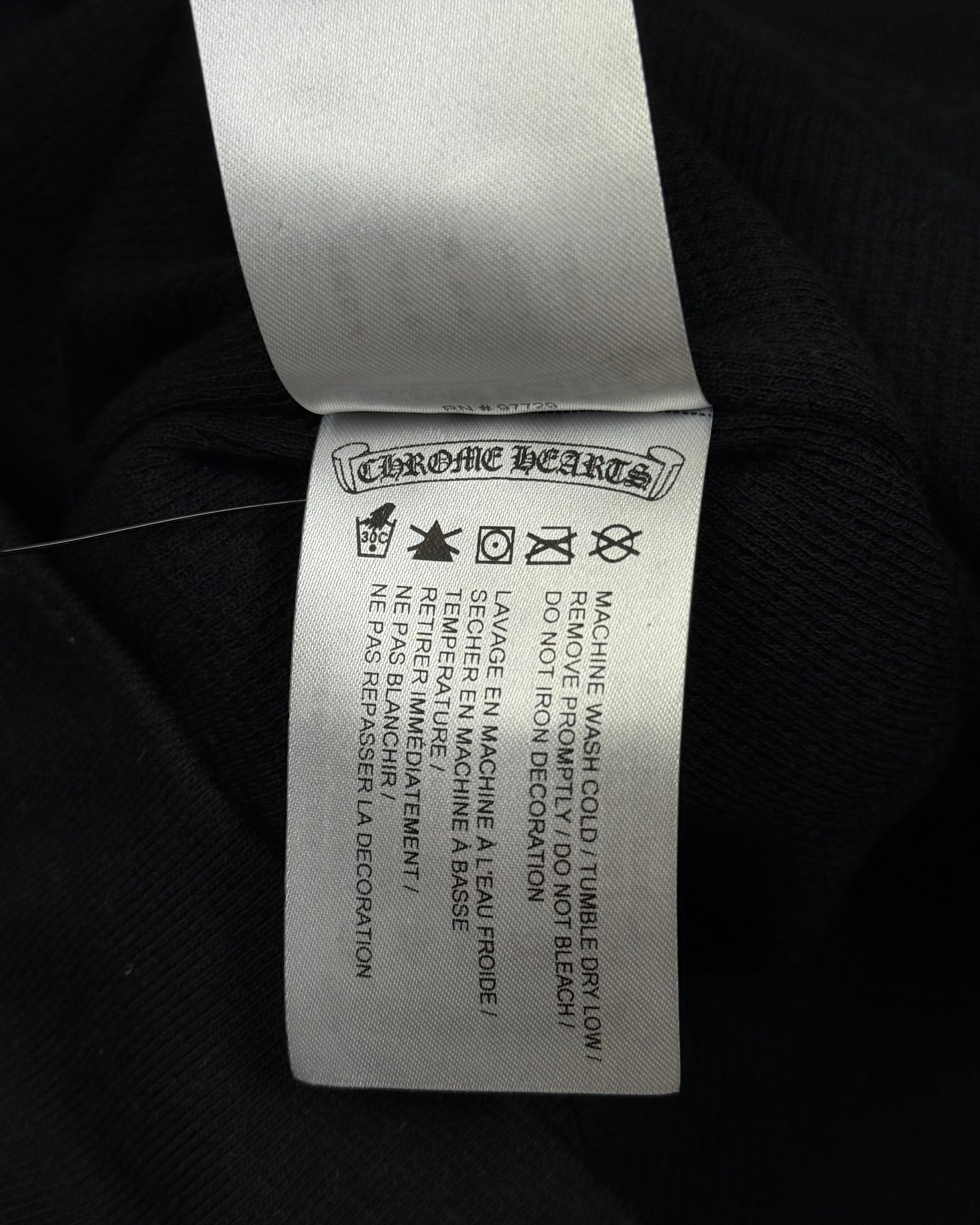 Chrome Hearts Black Thermal Horseshoe Zip Up Hoodie