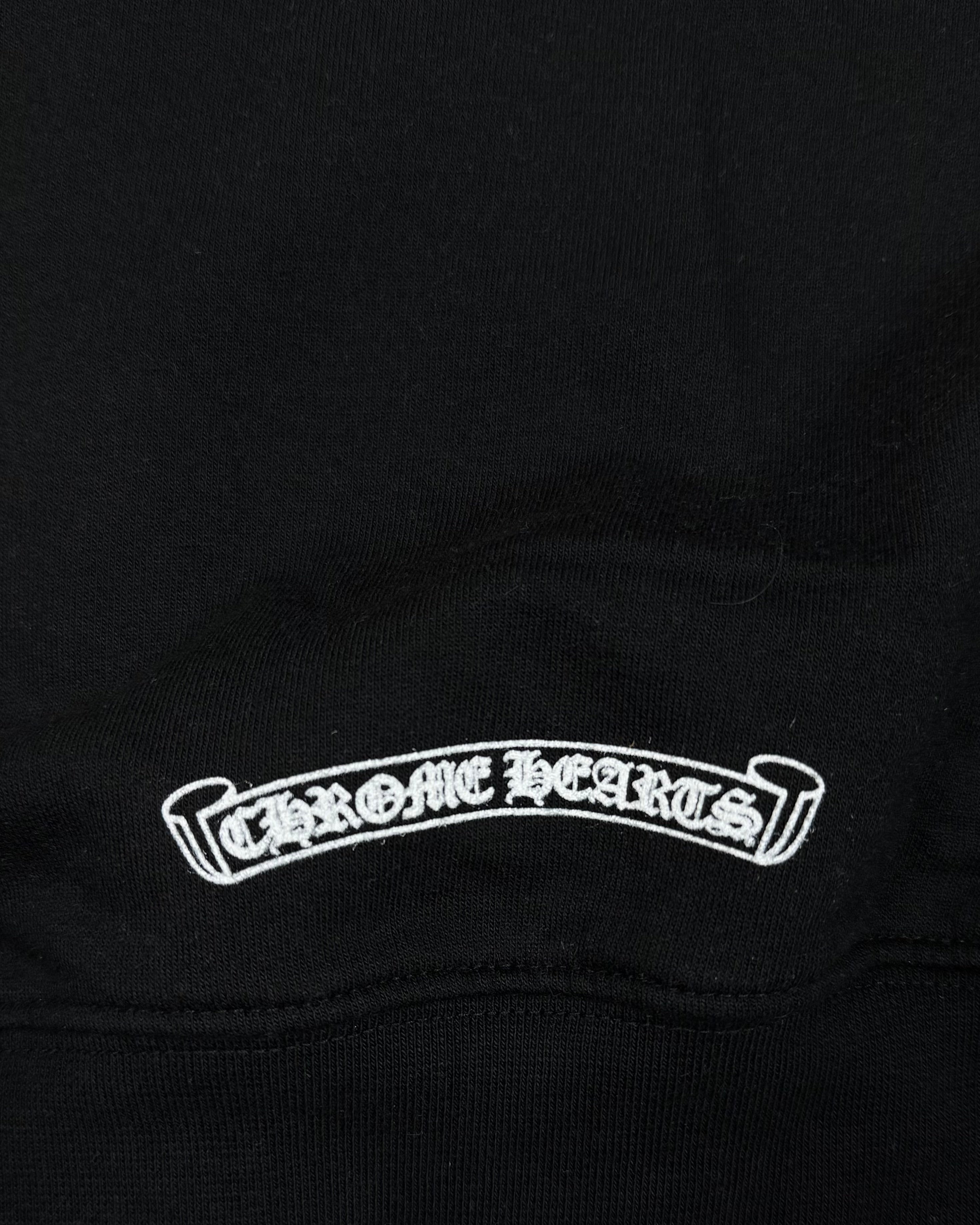 Chrome Hearts Black Thermal Horseshoe Zip Up Hoodie