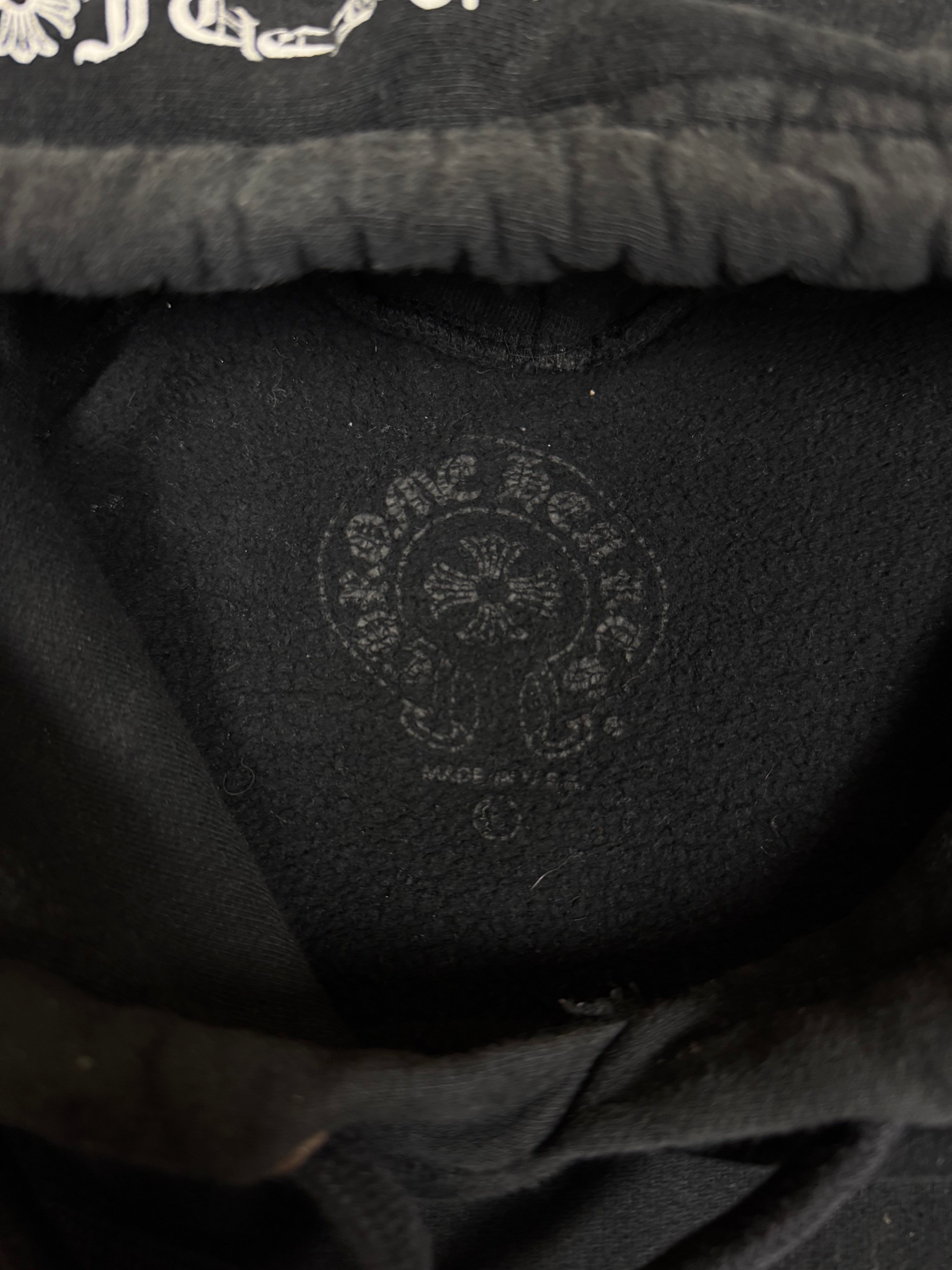 Chrome Hearts Vintage “Fuck You” Logo Hoodie Black
