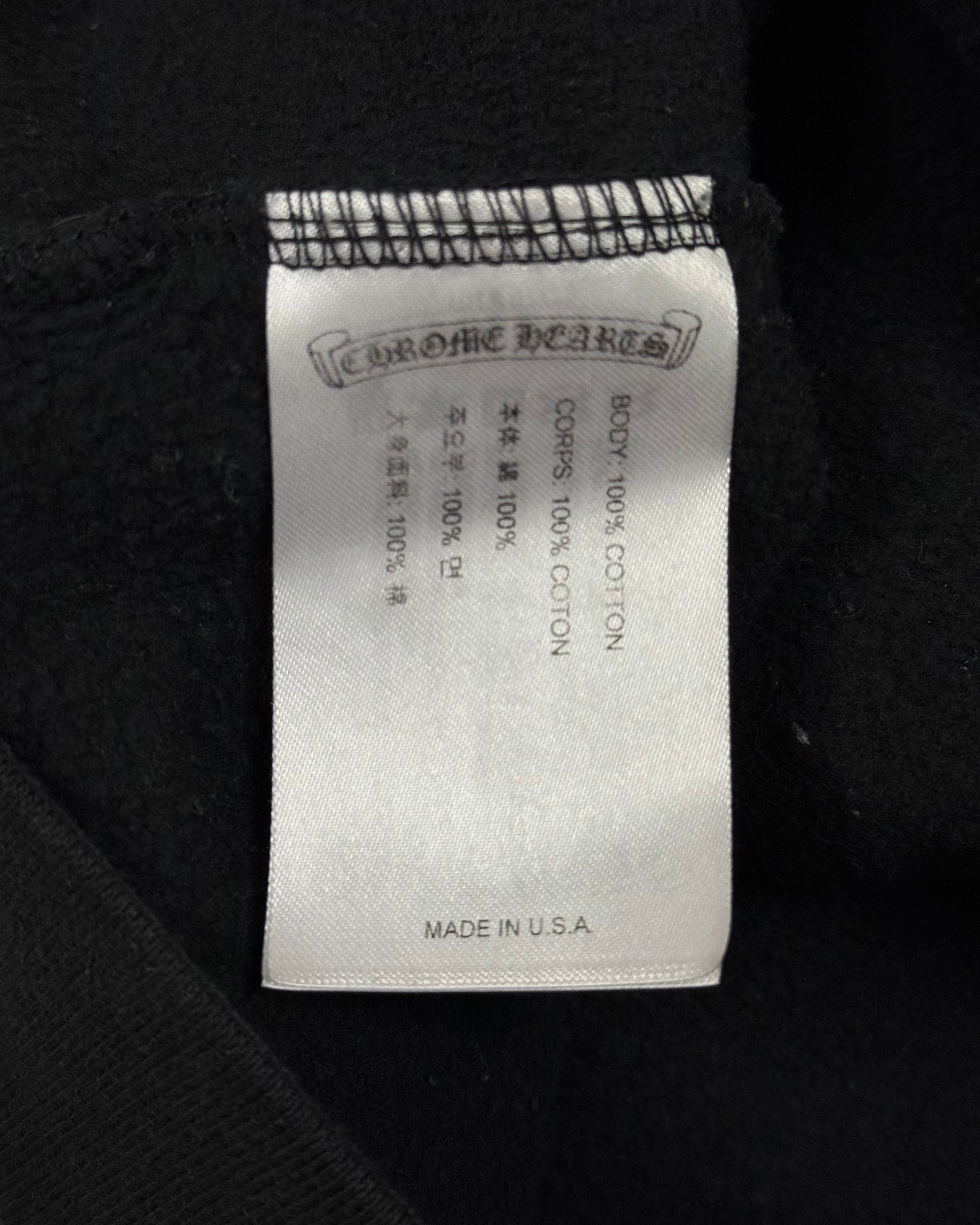 Chrome Hearts Vintage “Fuck You” Logo Hoodie Black