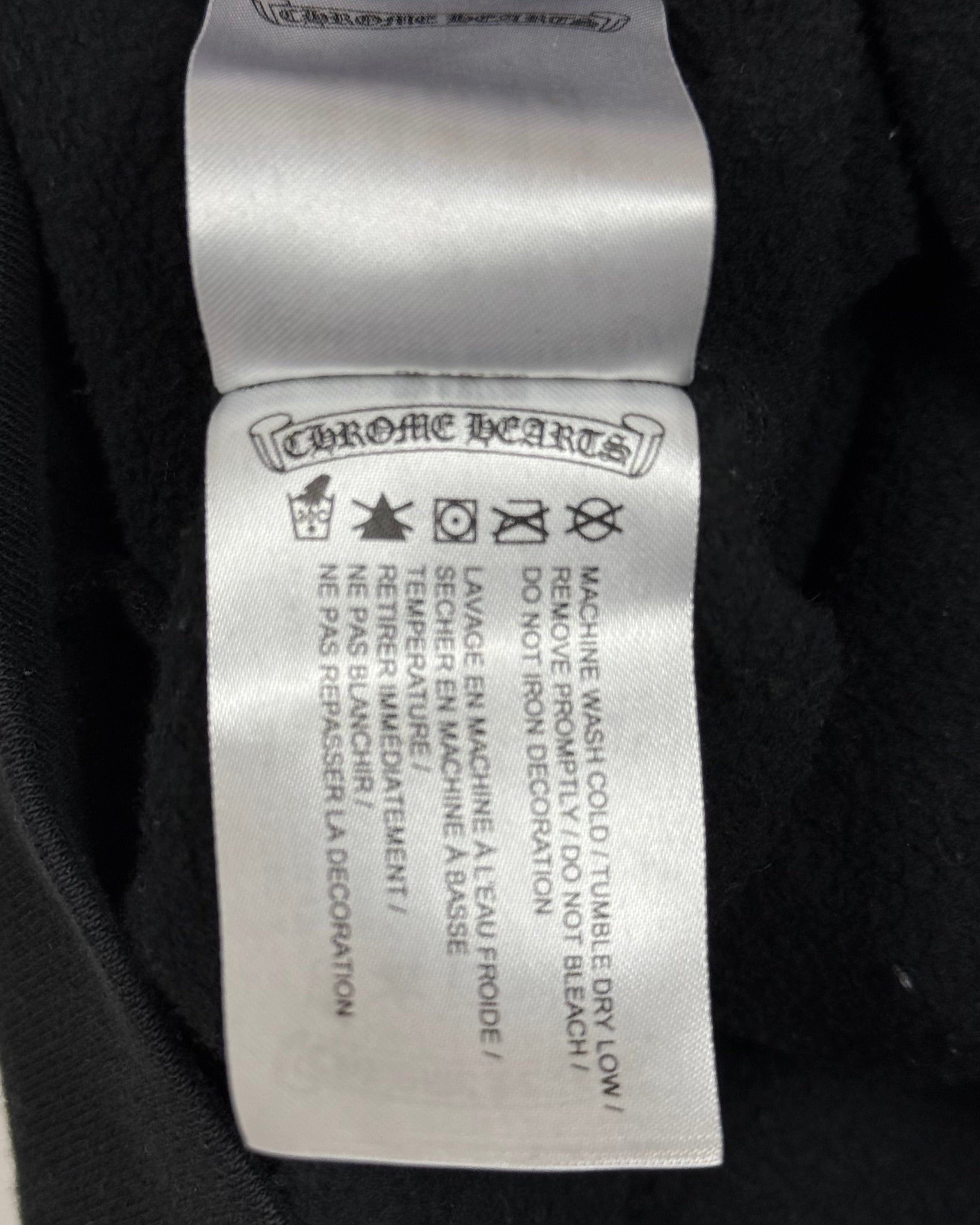 Chrome Hearts Vintage “Fuck You” Logo Hoodie Black